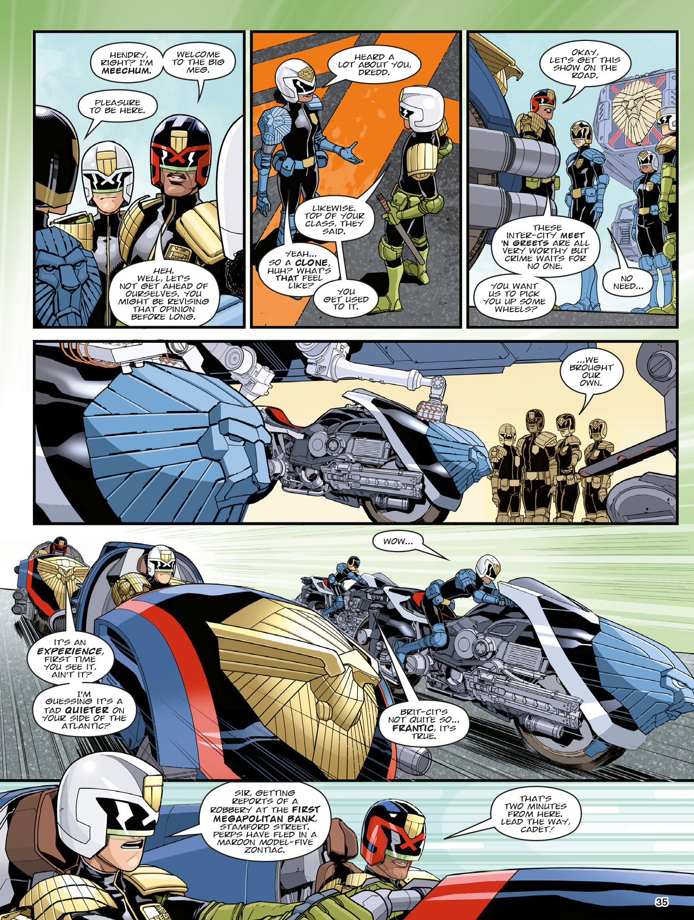Cadet Dredd: Tooth and Claw (2024): Chapter 1 - Page 37