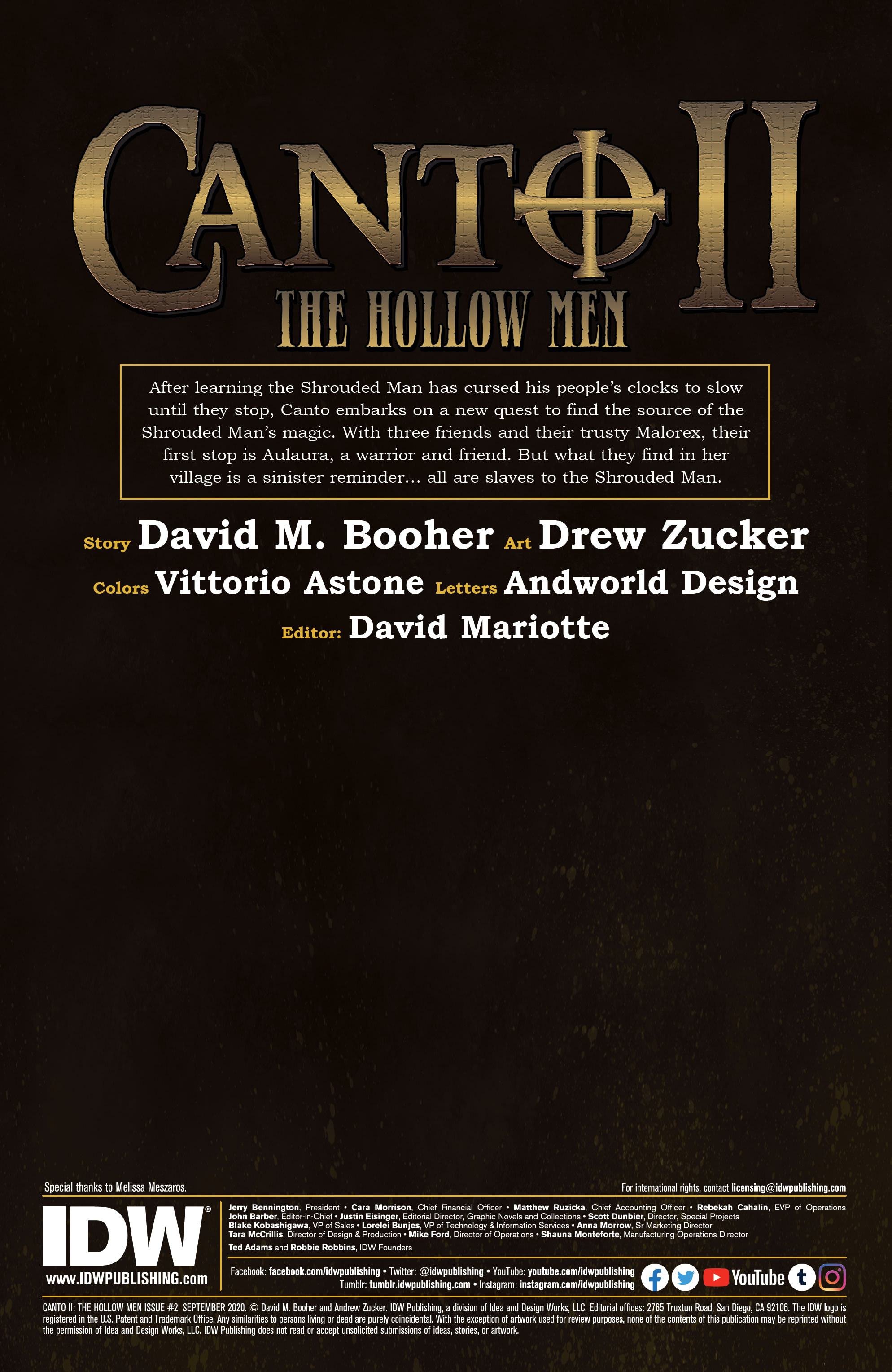 Canto II: The Hollow Men (2020): Chapter 2 - Page 2