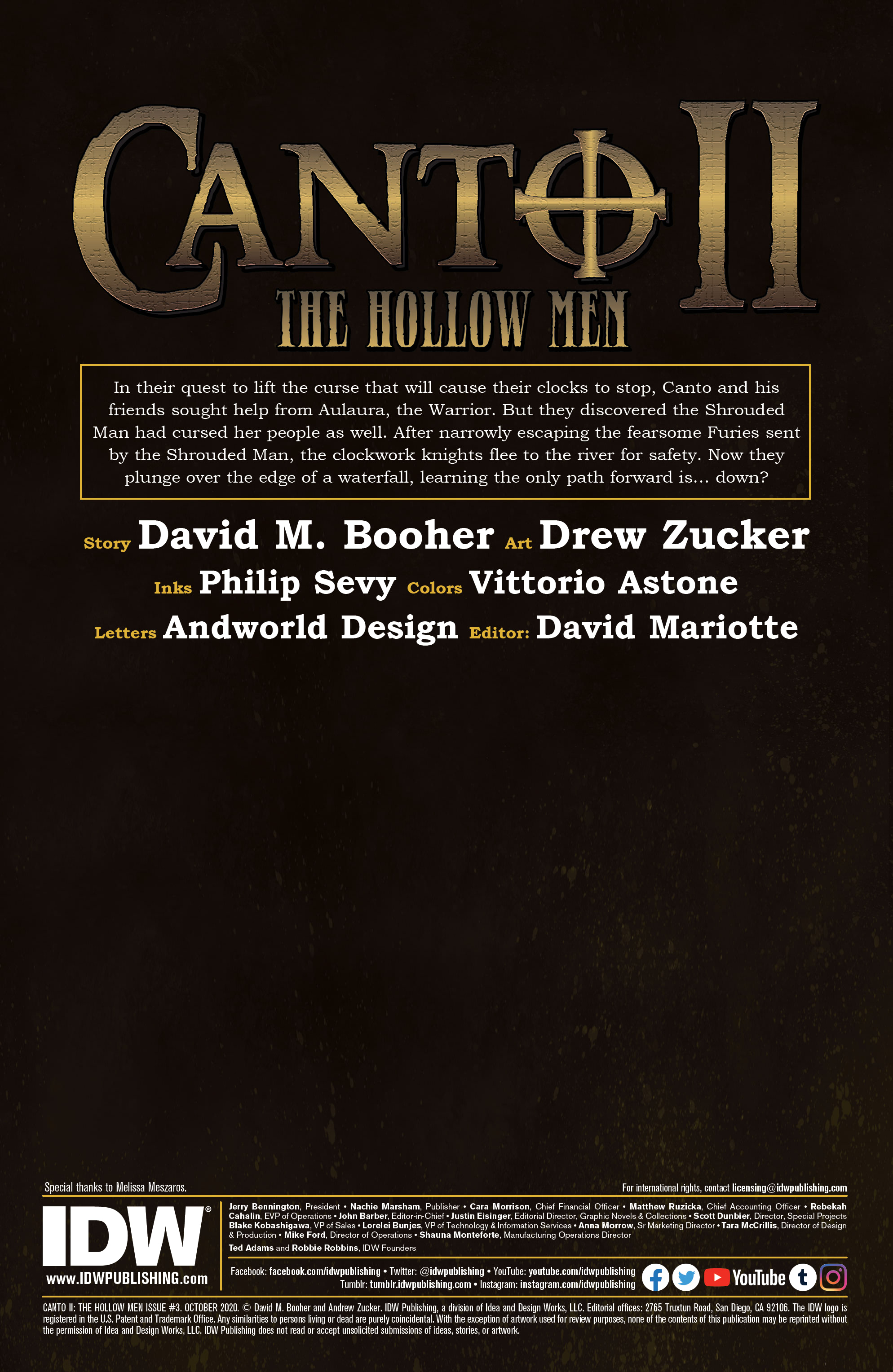 Canto II: The Hollow Men (2020): Chapter 3 - Page 2