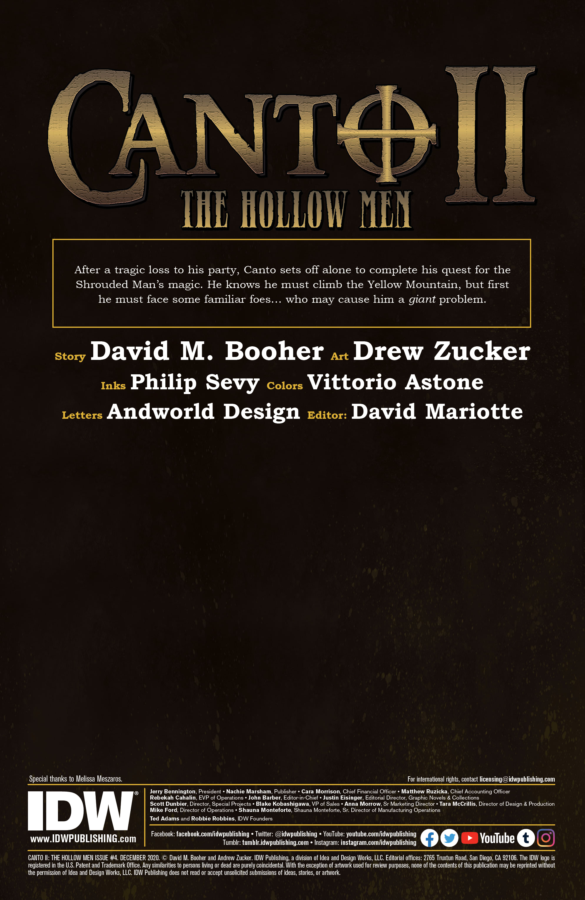 Canto II: The Hollow Men (2020): Chapter 4 - Page 2