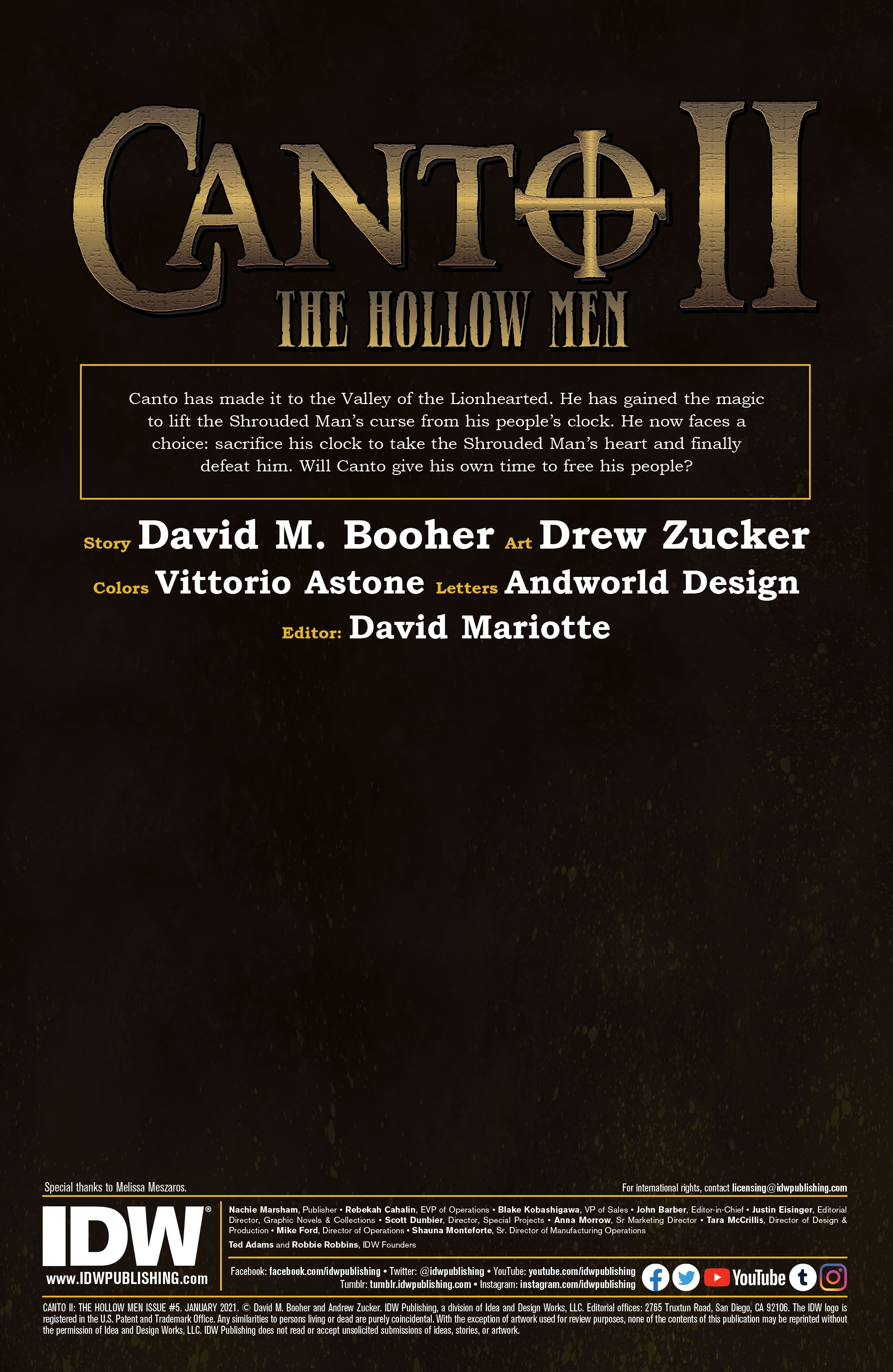 Canto II: The Hollow Men (2020): Chapter 5 - Page 2