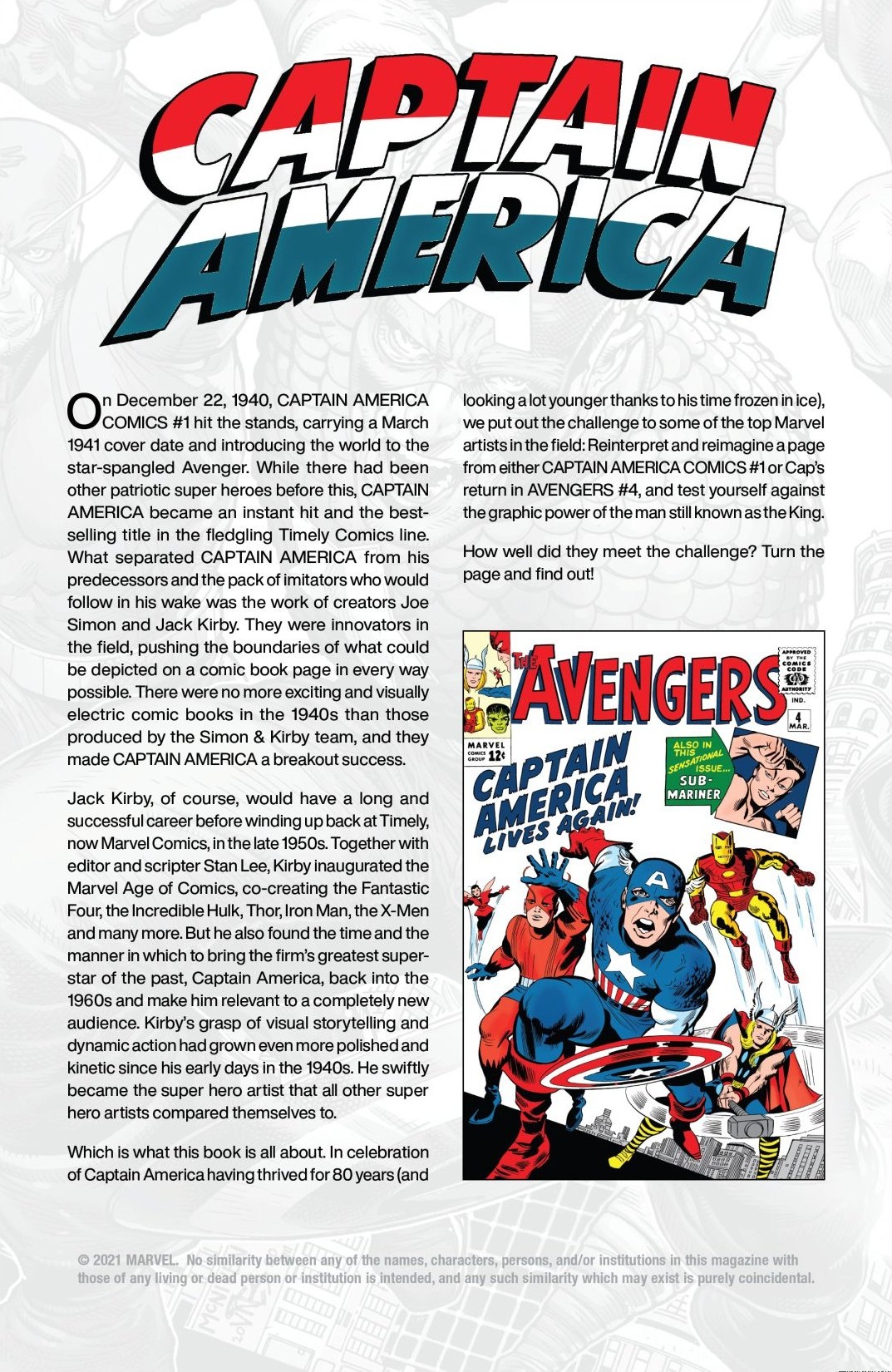 Captain America Anniversary Tribute (2021): Chapter 1 - Page 2