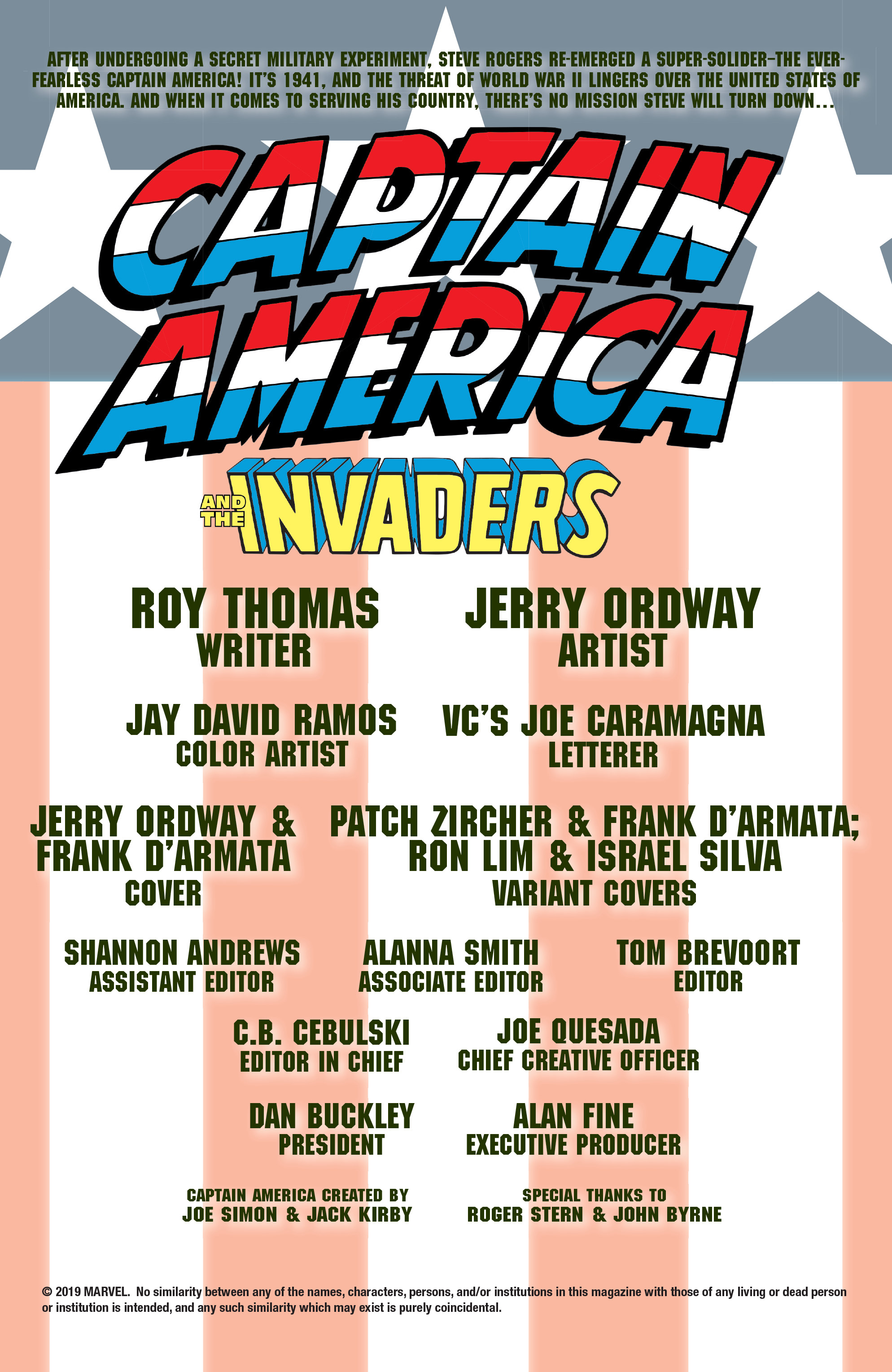 Captain America & The Invaders: The Bahamas Triangle (2019): Chapter 1 - Page 2