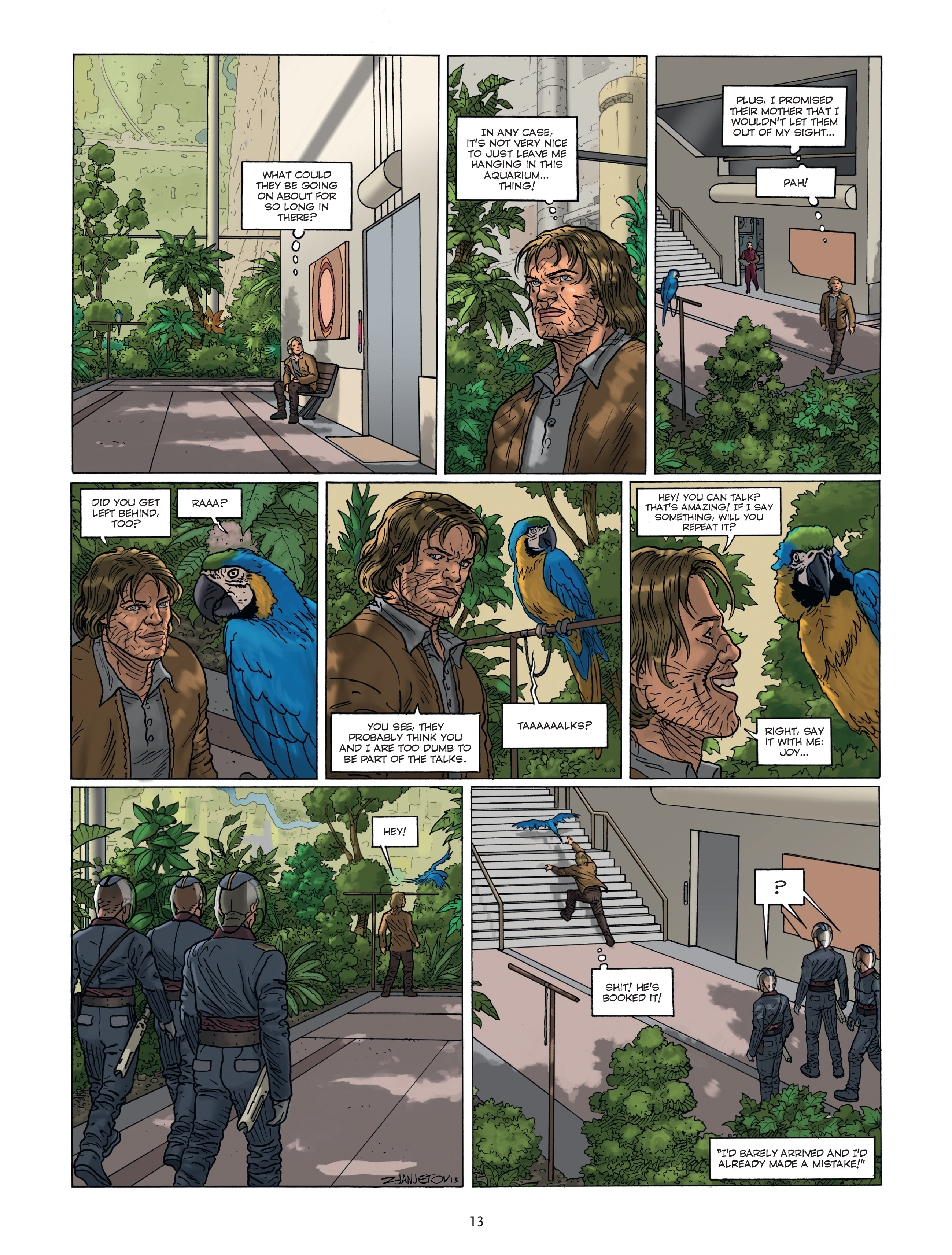 <{ $series->title }} issue 1 - Page 13