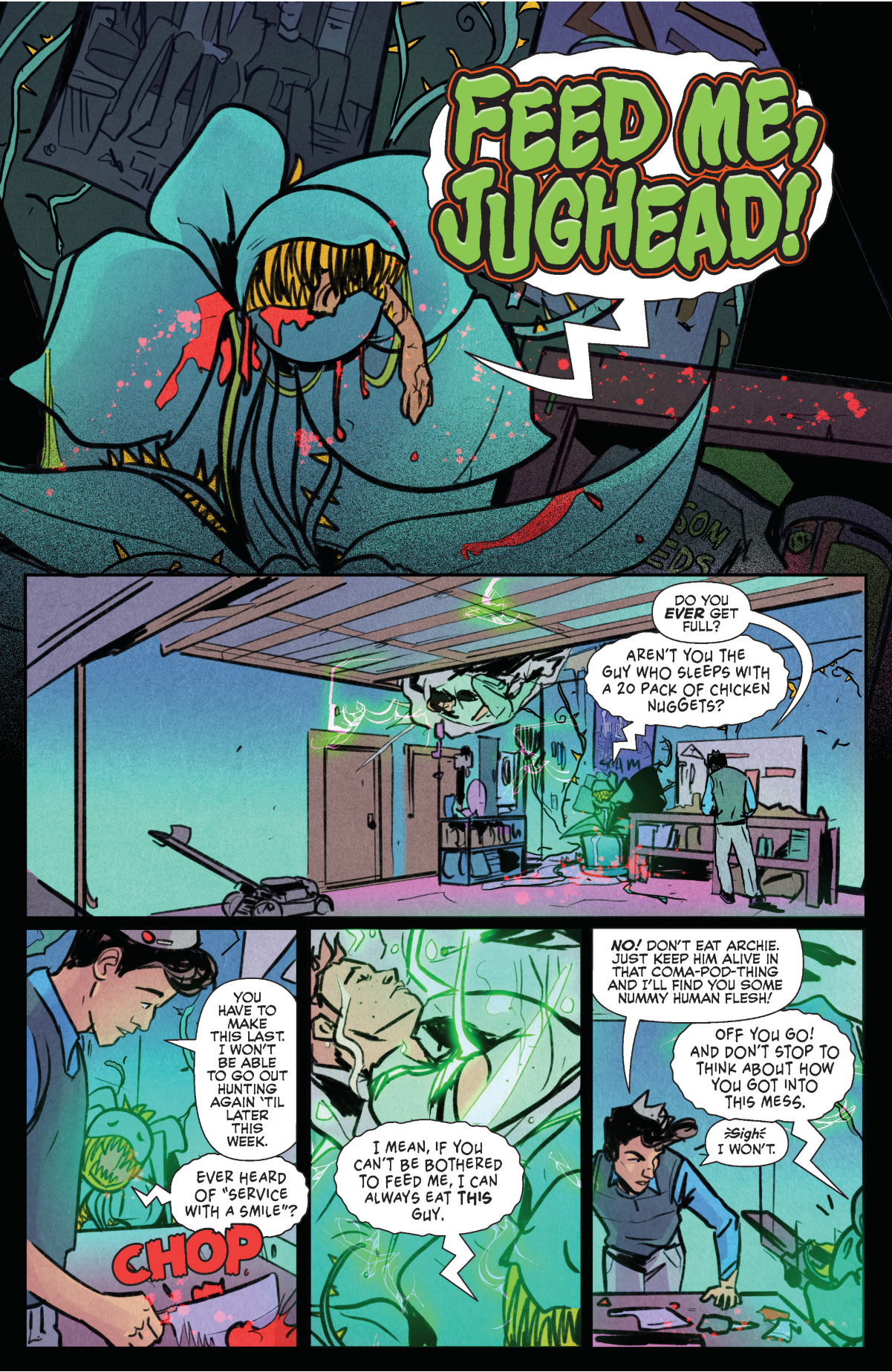 Chilling Adventures Presents ... Pop's Chock'lit Shoppe of Horrors (2023) issue Fresh Meat - Page 6