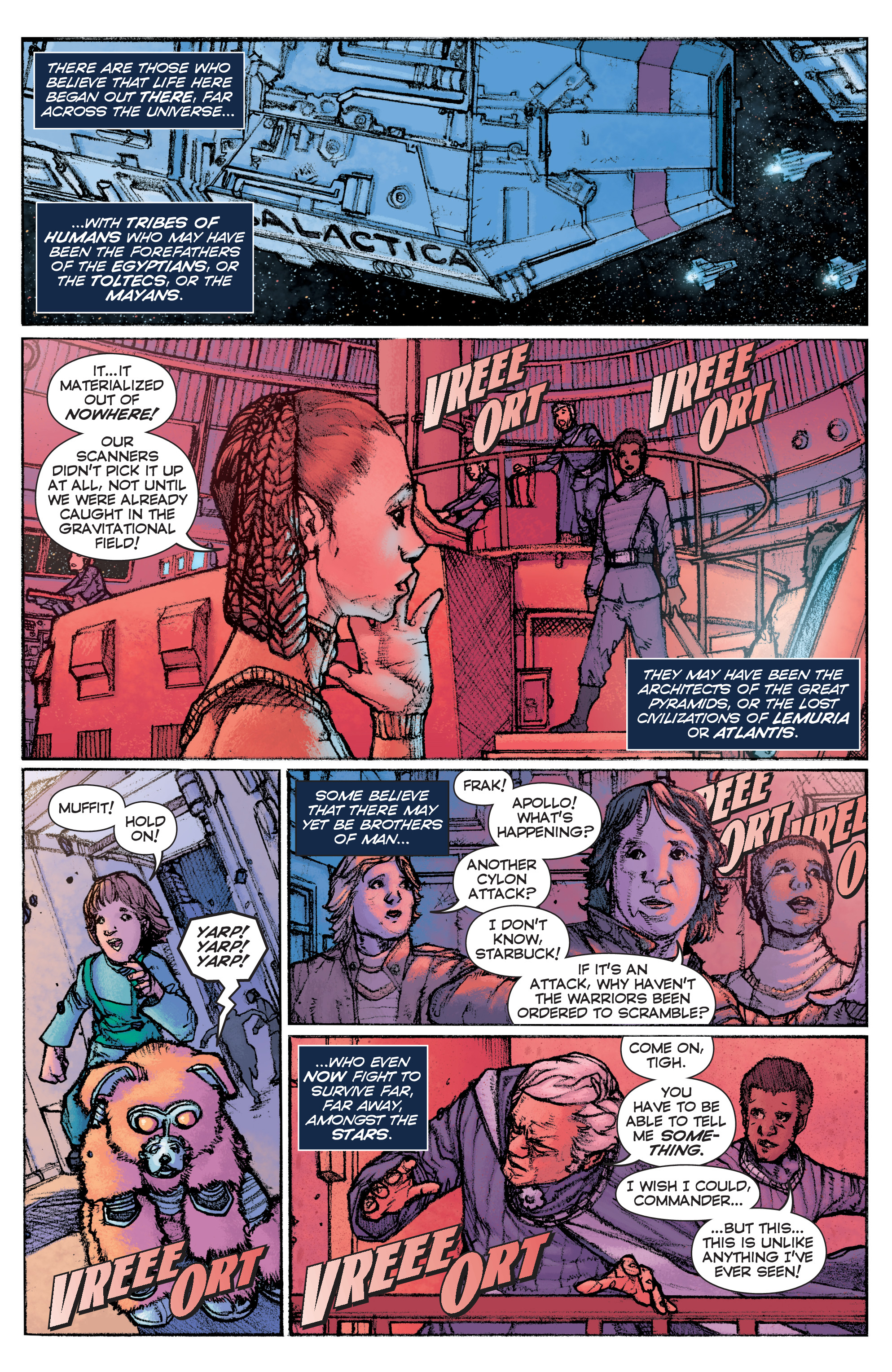 Classic Battlestar Galactica: Folly Of The Gods issue 1 - Page 6