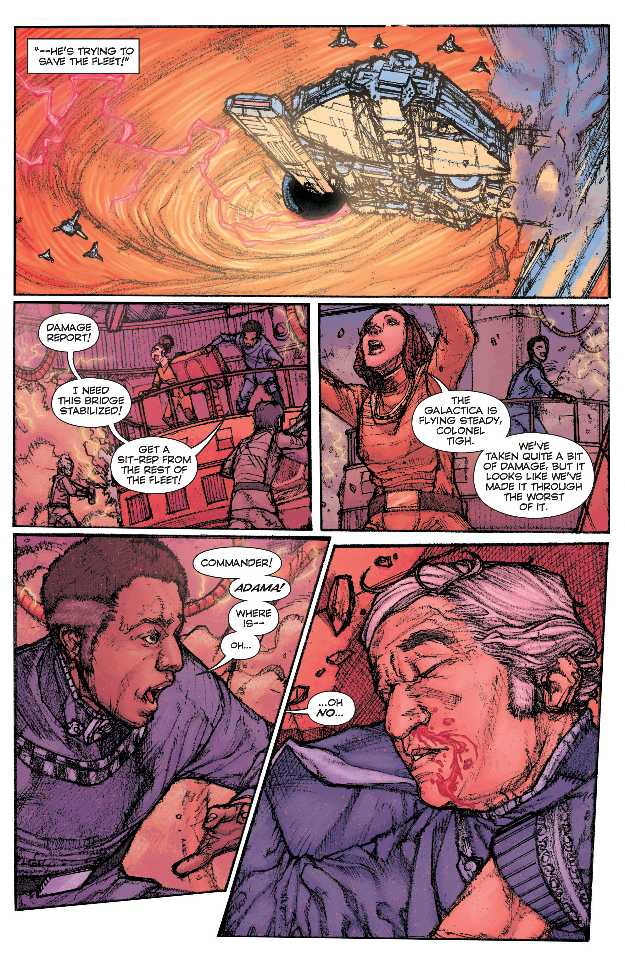 Classic Battlestar Galactica: Folly Of The Gods issue 1 - Page 10