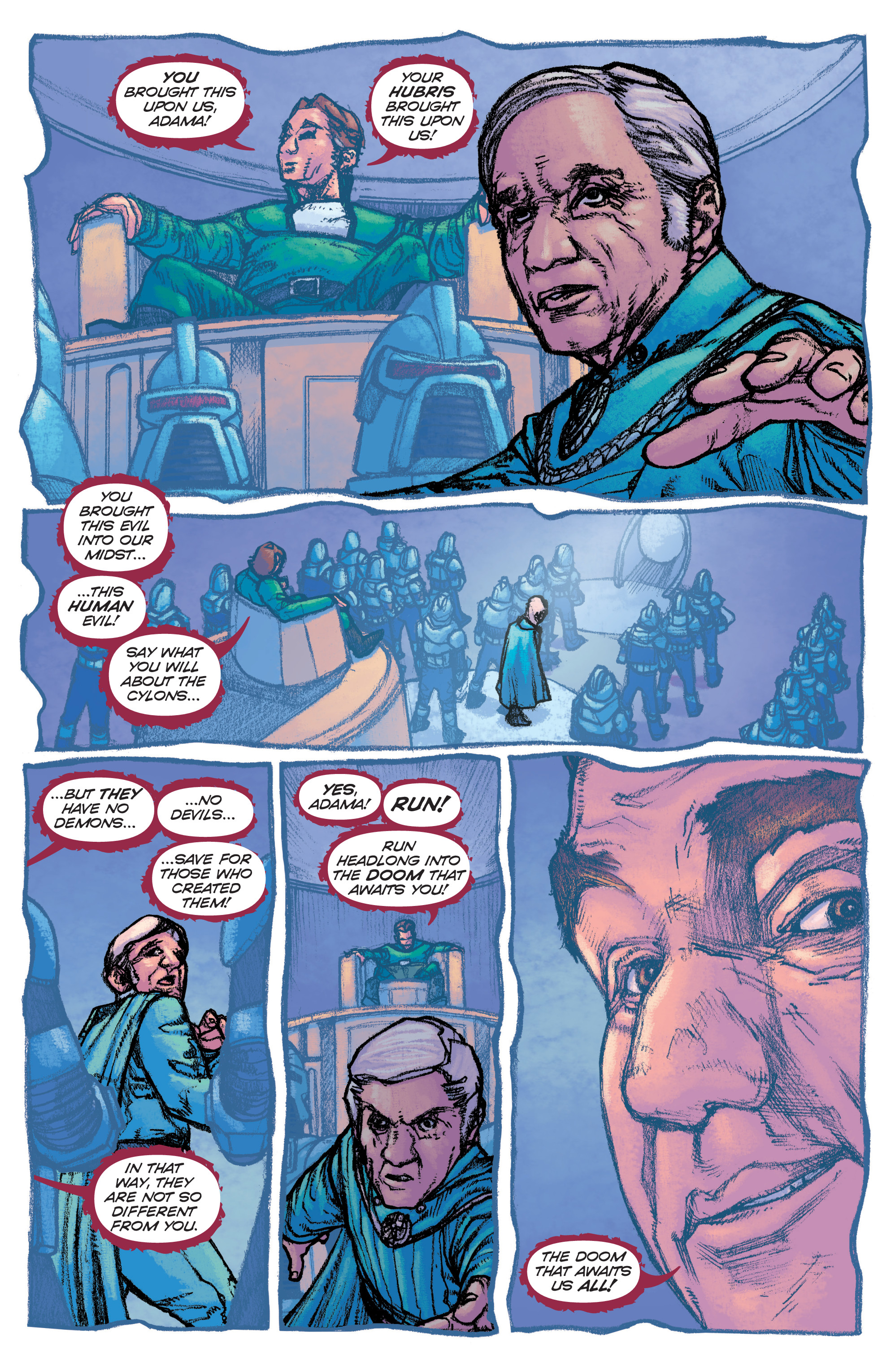 Classic Battlestar Galactica: Folly Of The Gods issue 1 - Page 15