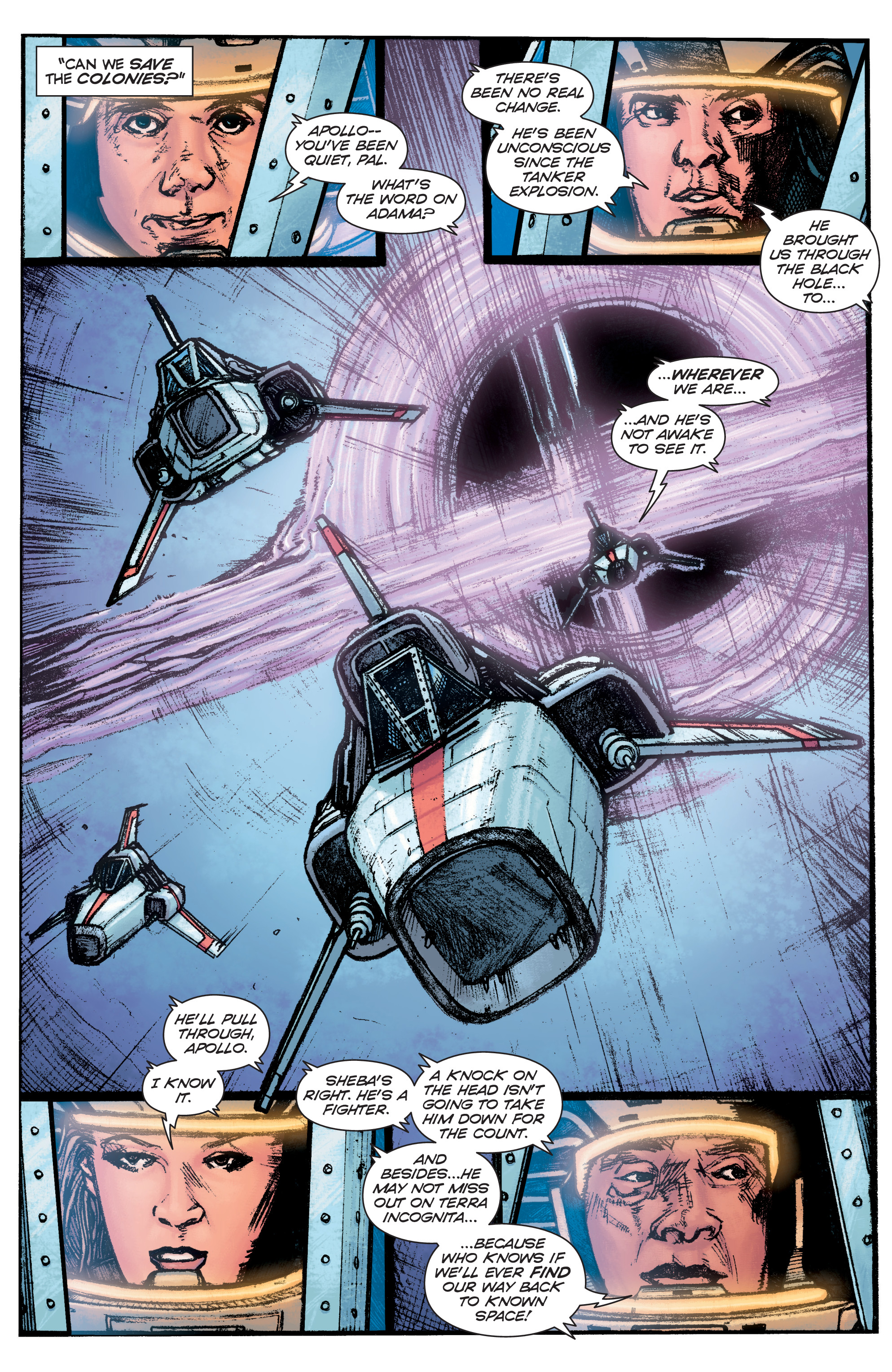 Classic Battlestar Galactica: Folly Of The Gods issue 1 - Page 17