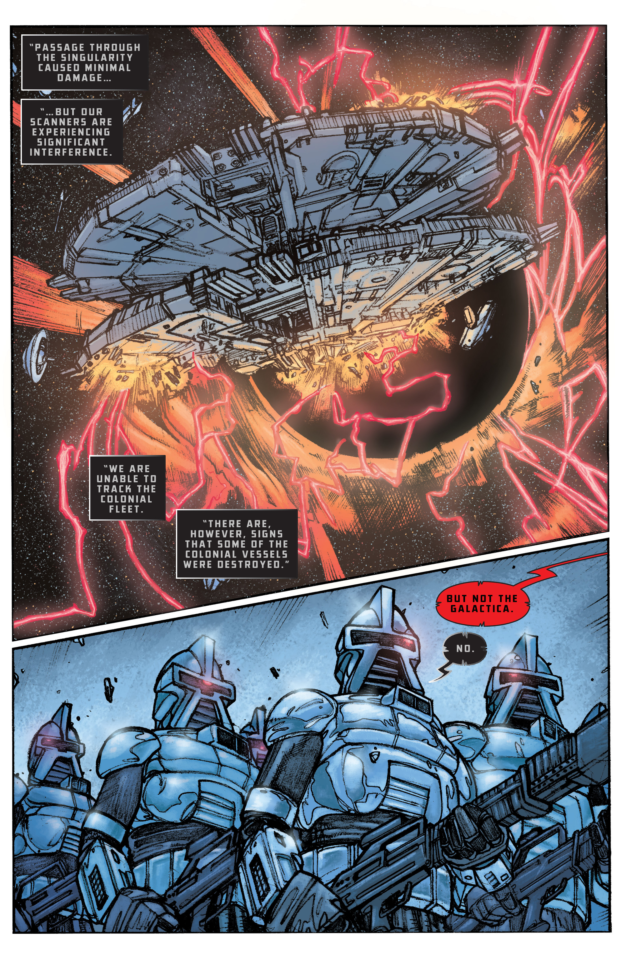 Classic Battlestar Galactica: Folly Of The Gods issue 1 - Page 22