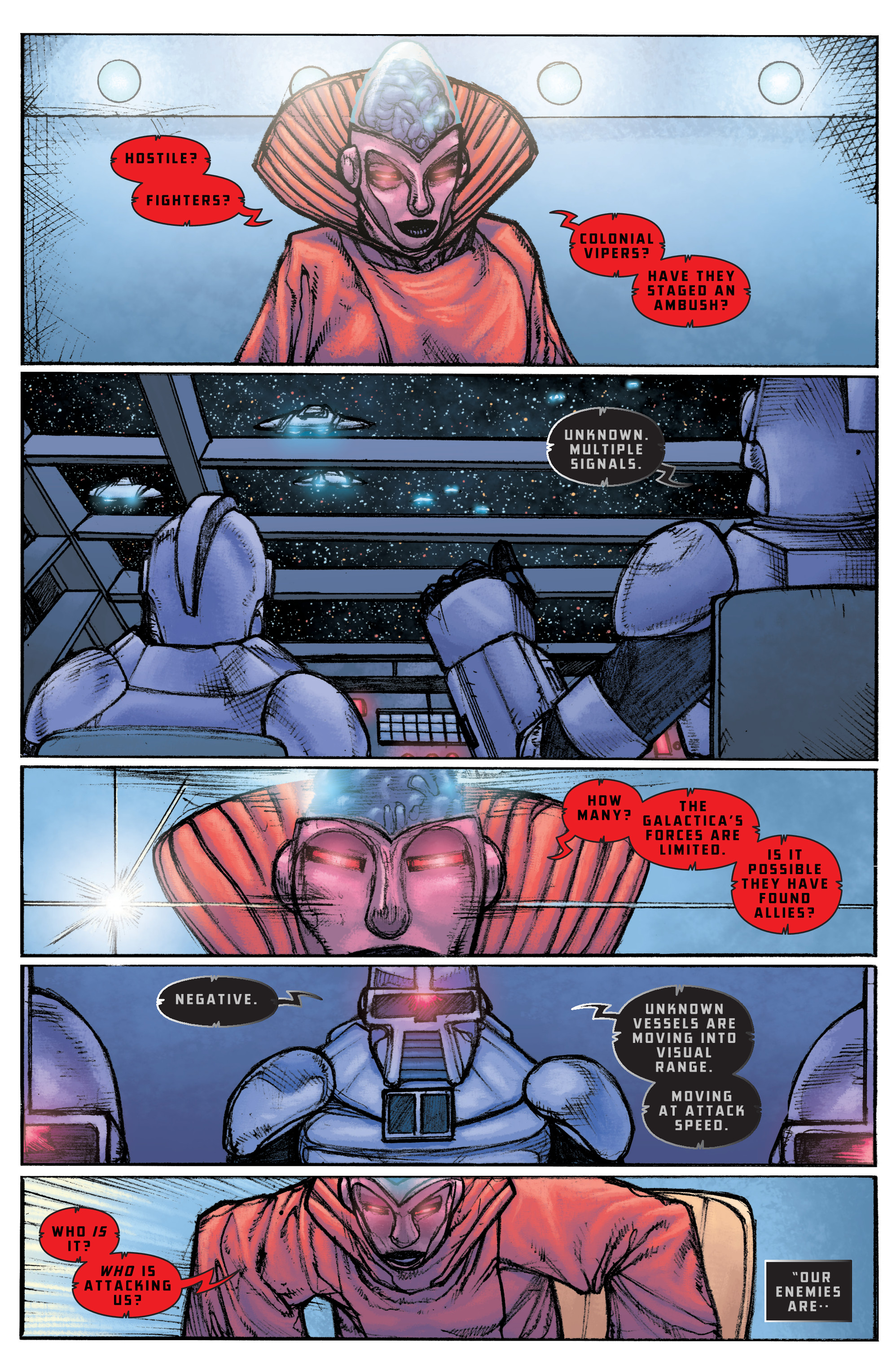 Classic Battlestar Galactica: Folly Of The Gods issue 1 - Page 25