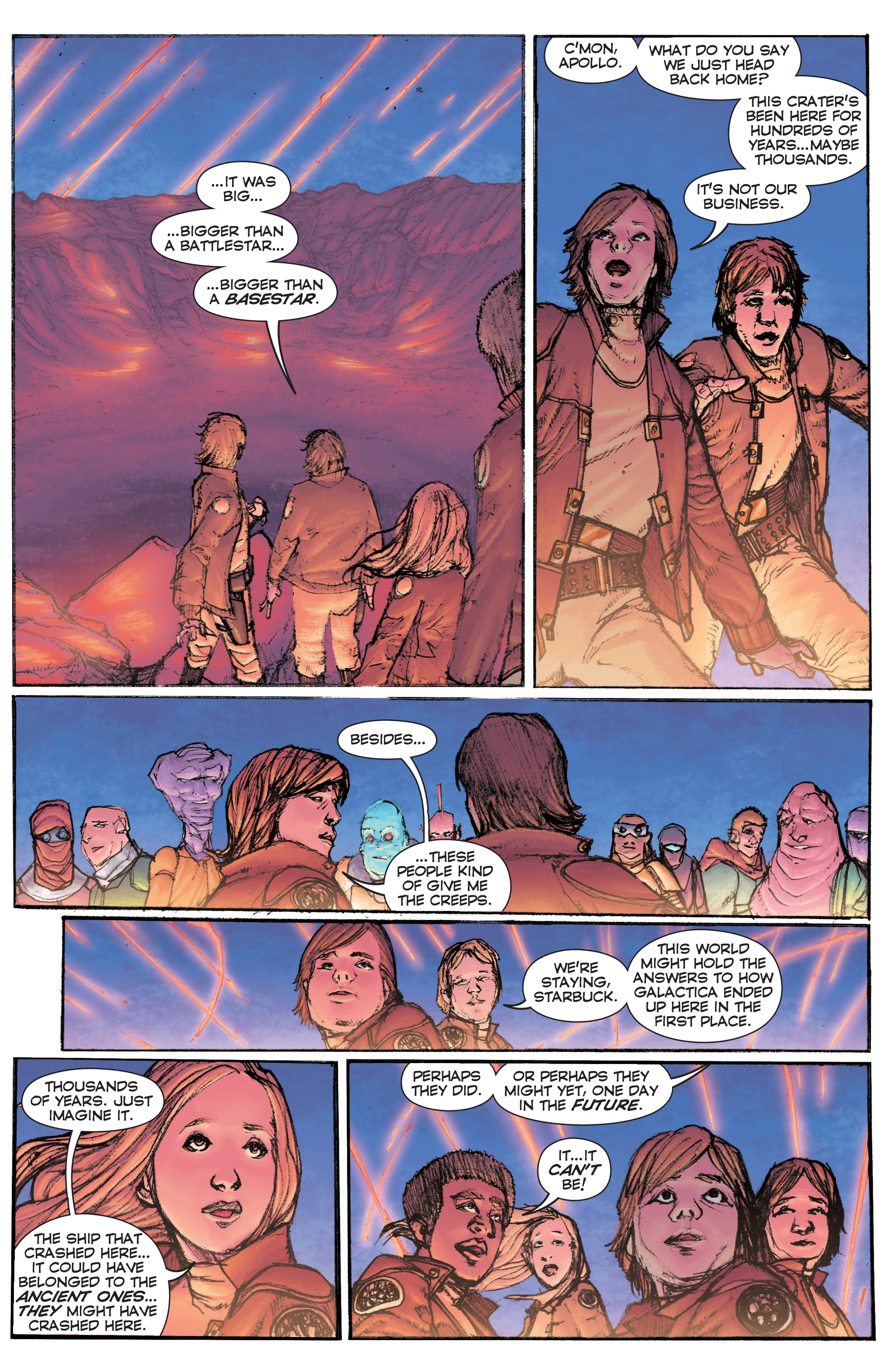 Classic Battlestar Galactica: Folly Of The Gods issue 1 - Page 32