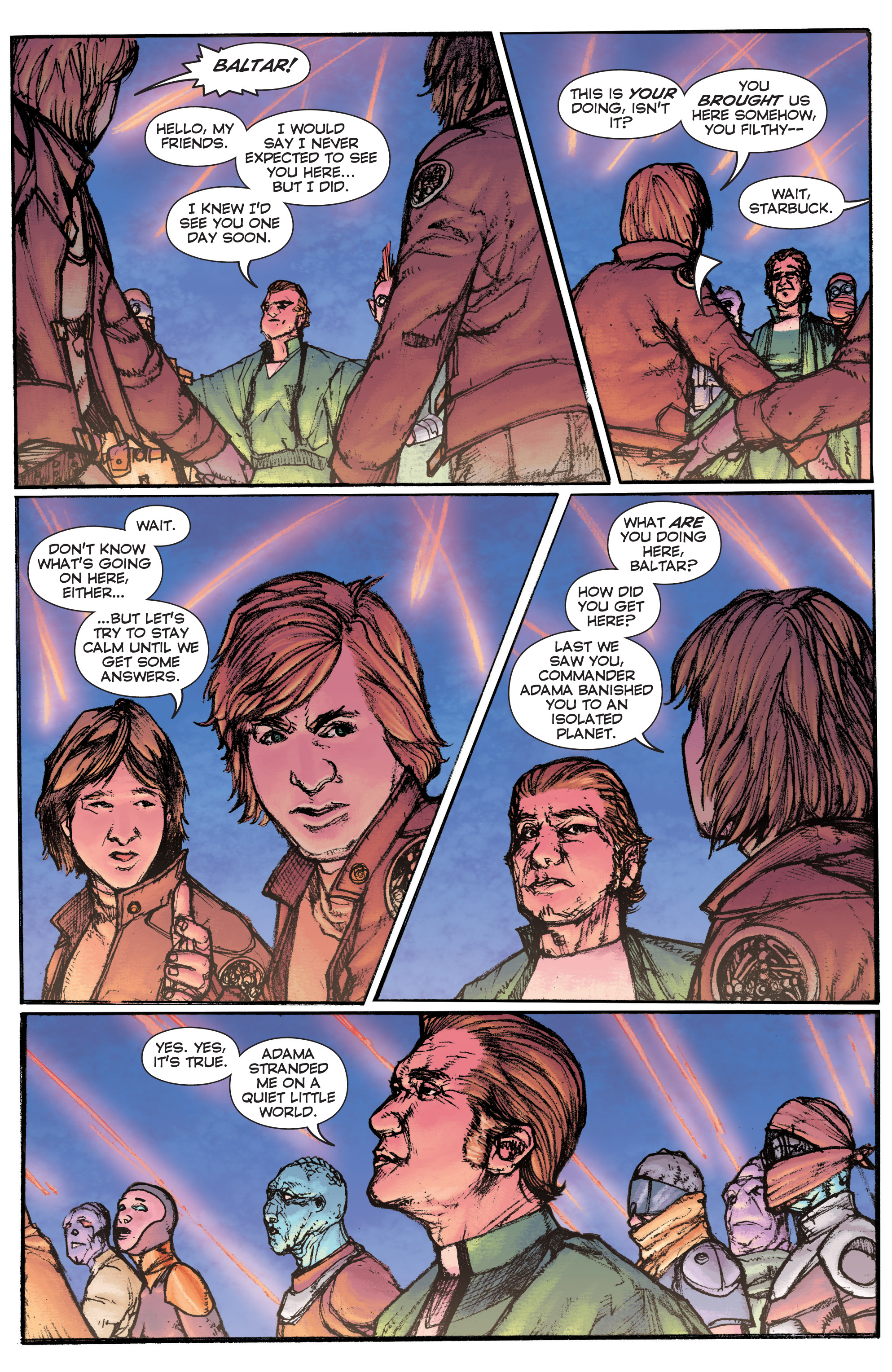 Classic Battlestar Galactica: Folly Of The Gods issue 1 - Page 33