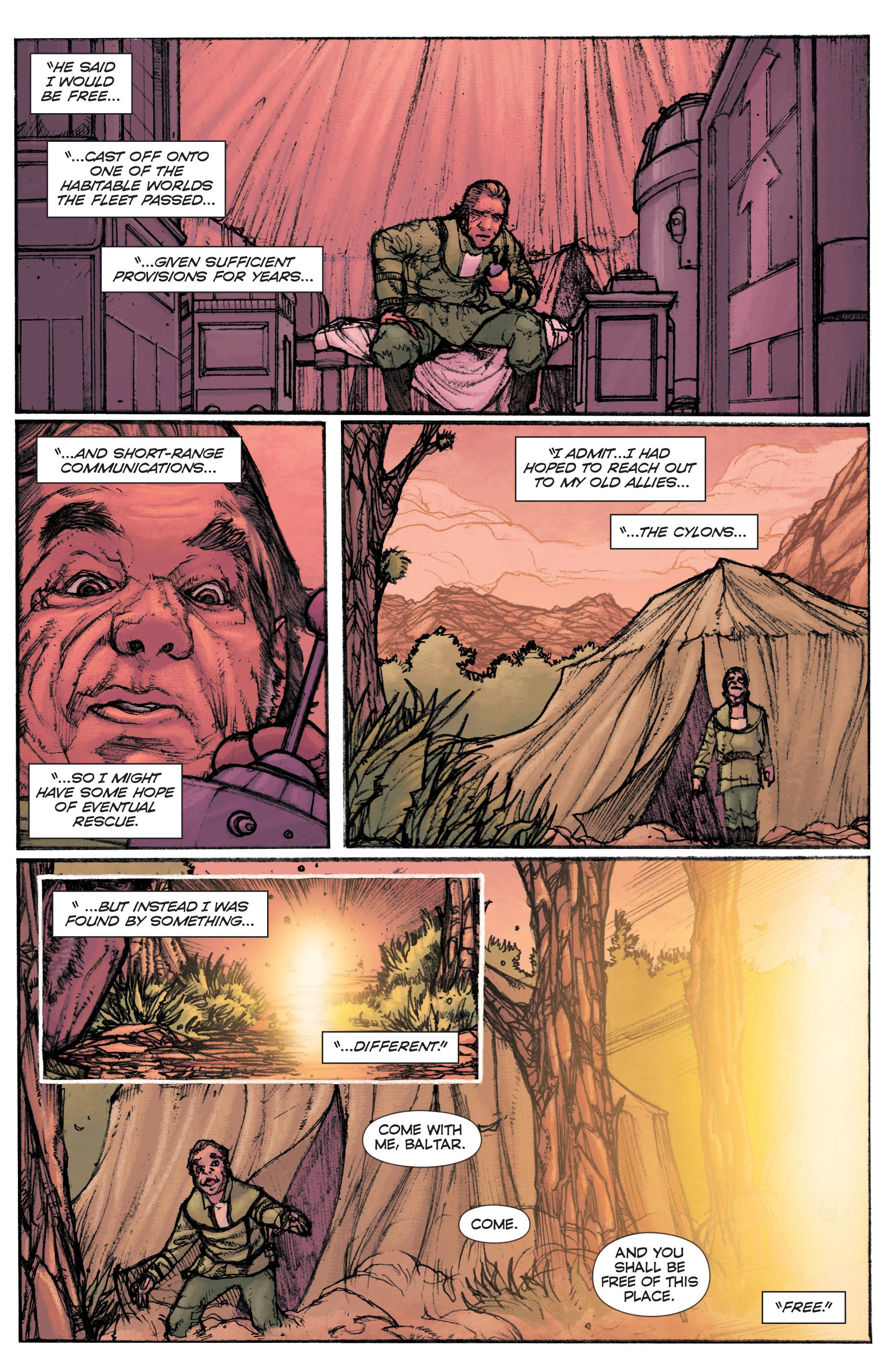 Classic Battlestar Galactica: Folly Of The Gods issue 1 - Page 34