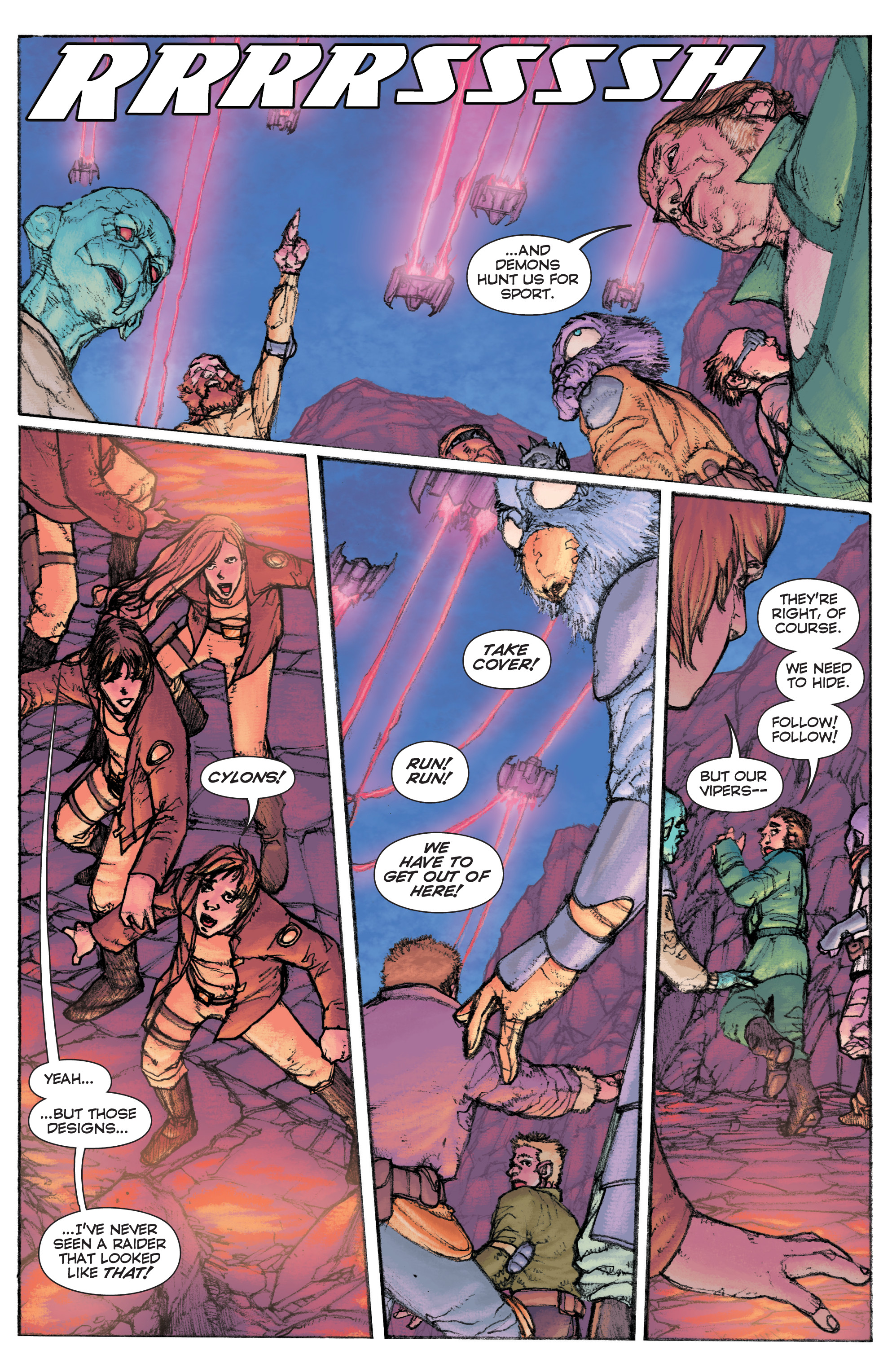 Classic Battlestar Galactica: Folly Of The Gods issue 1 - Page 36