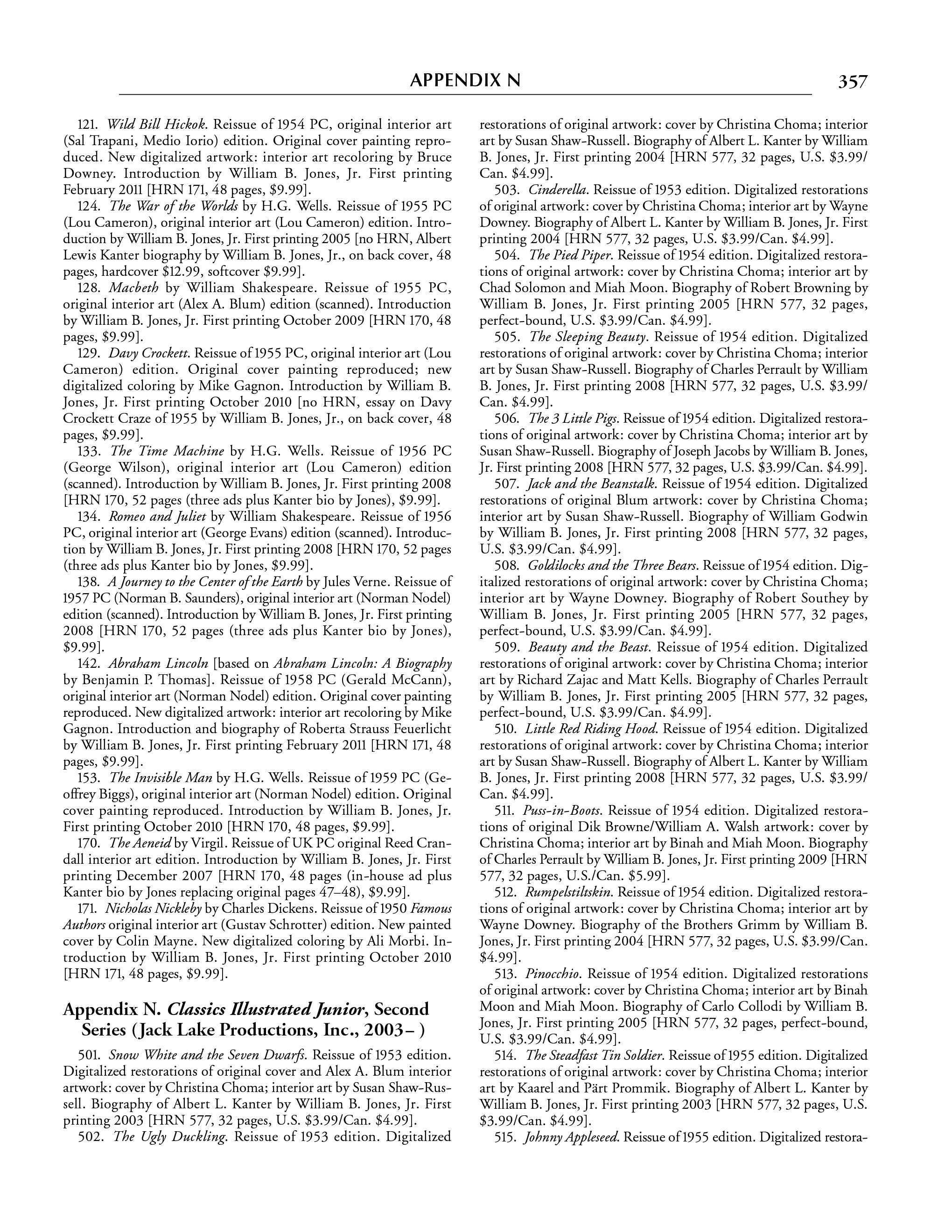 Classics Illustrated: A Cultural History (2011, 2nd Edition) issue 1 - Page 386