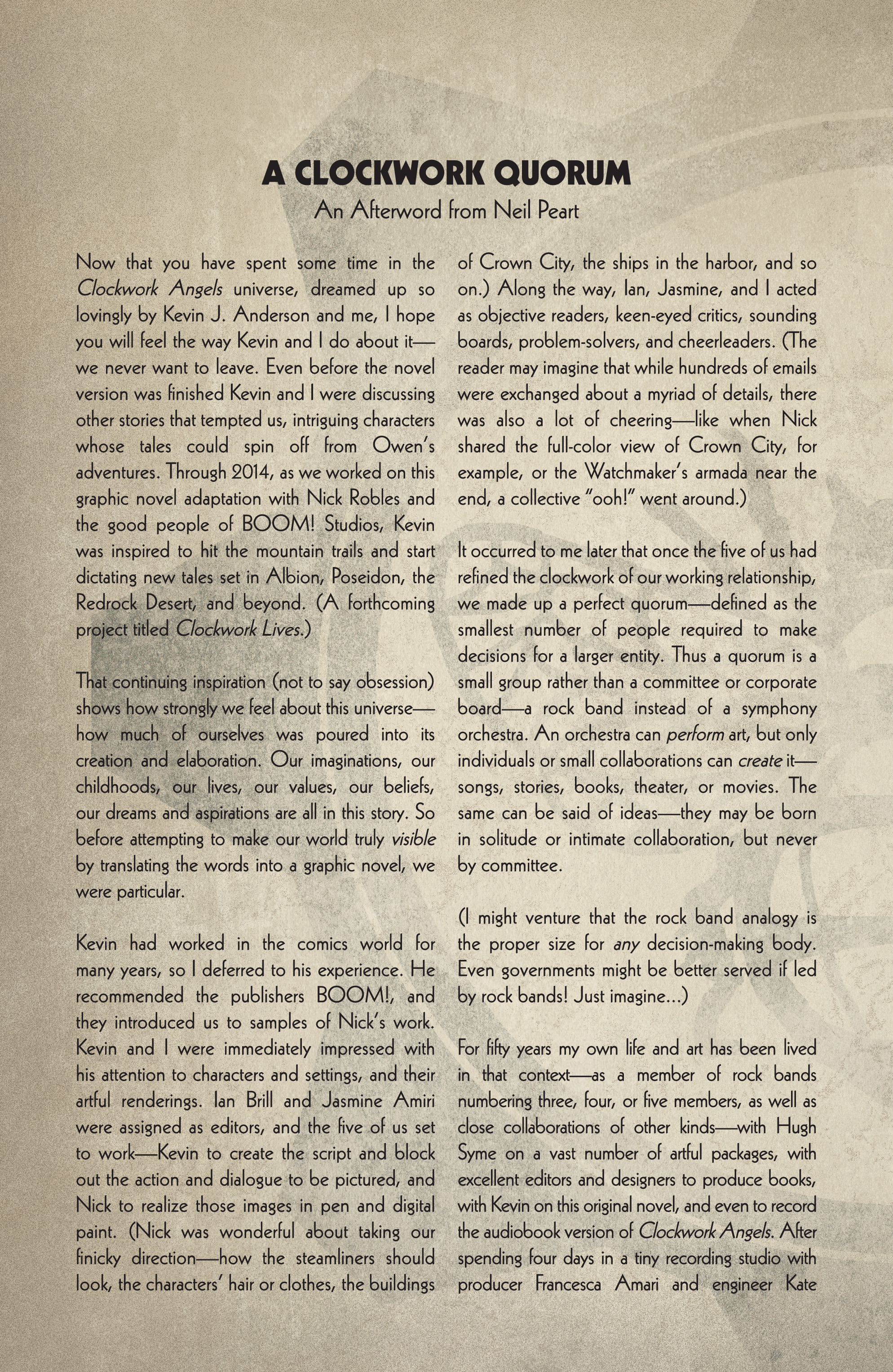 Clockwork Angels (2015) issue TPB - Page 151