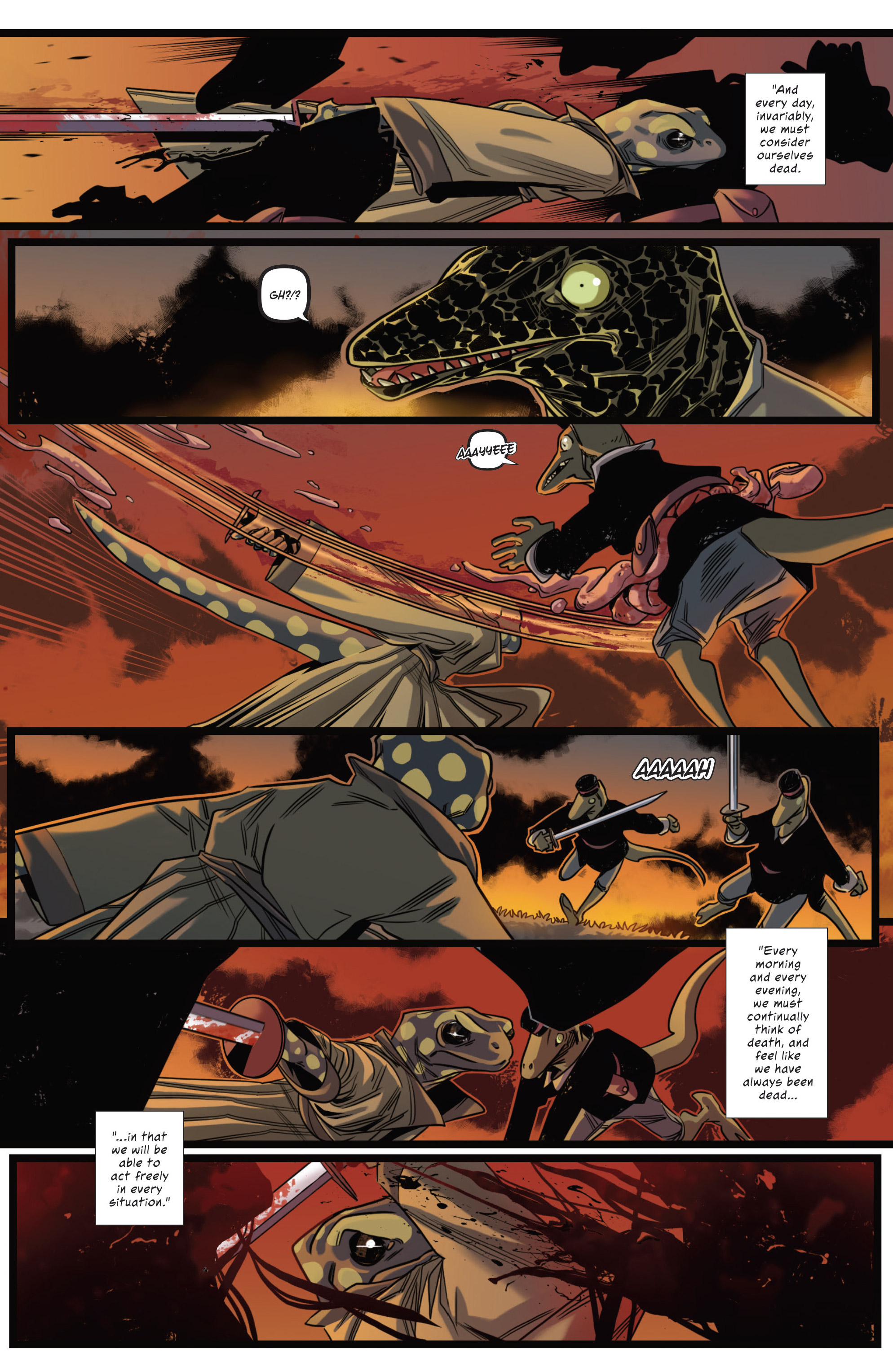 Cold Blood Samurai (2019) issue TPB - Page 124