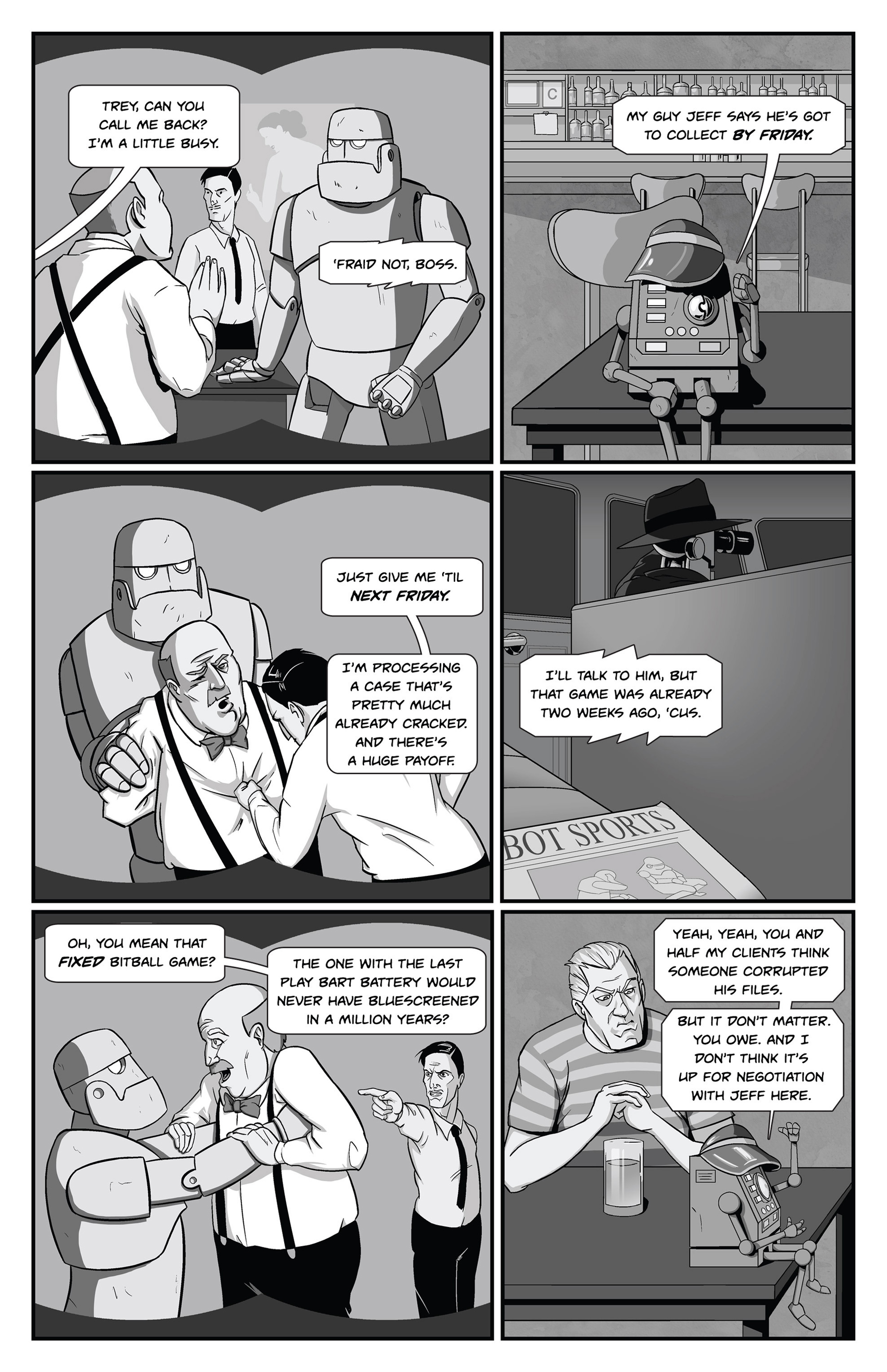 Copernicus Jones: Robot Detective (2014-) issue 1 - Page 6