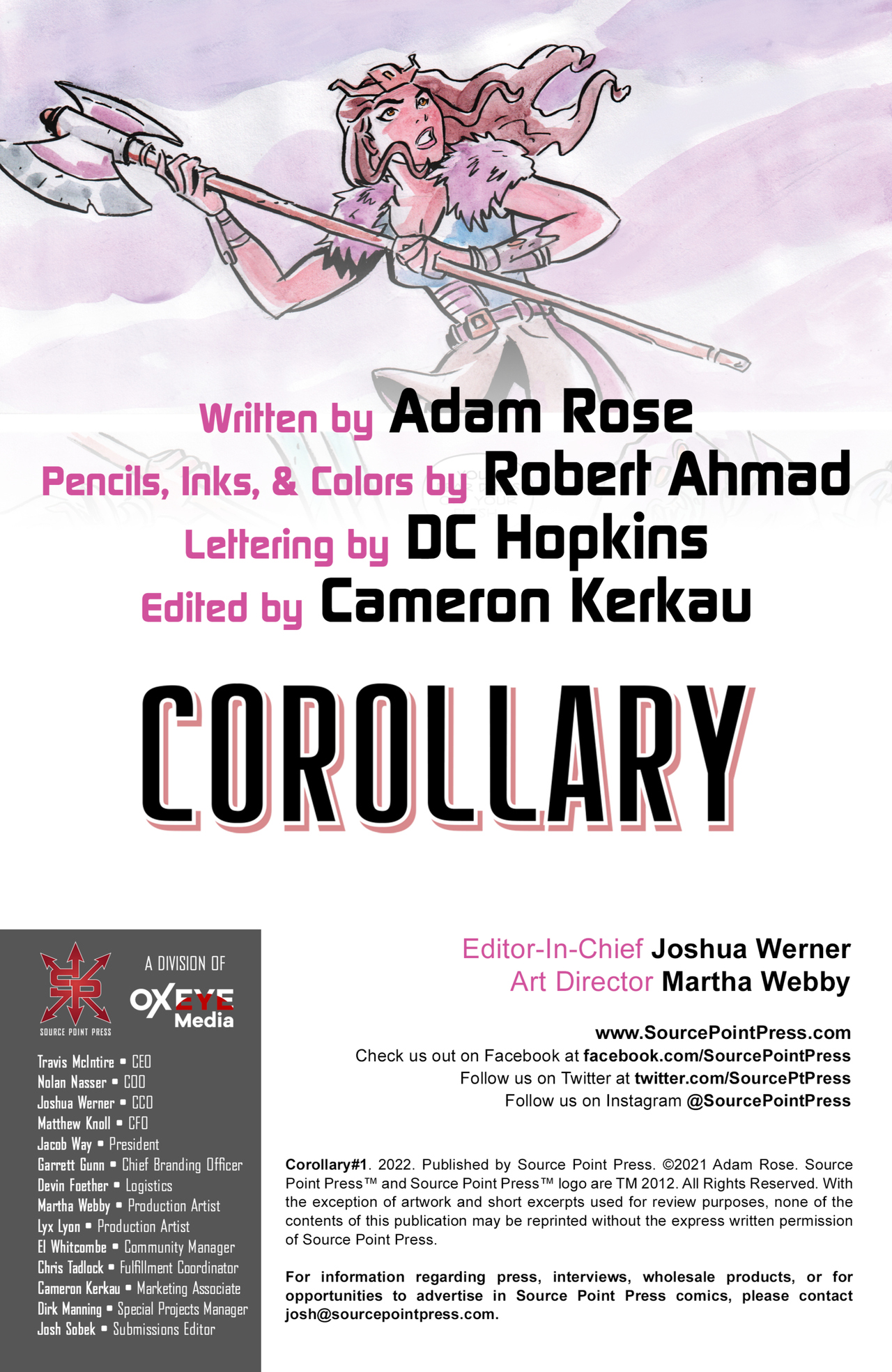 Corollary (2022-): Chapter 1 - Page 2