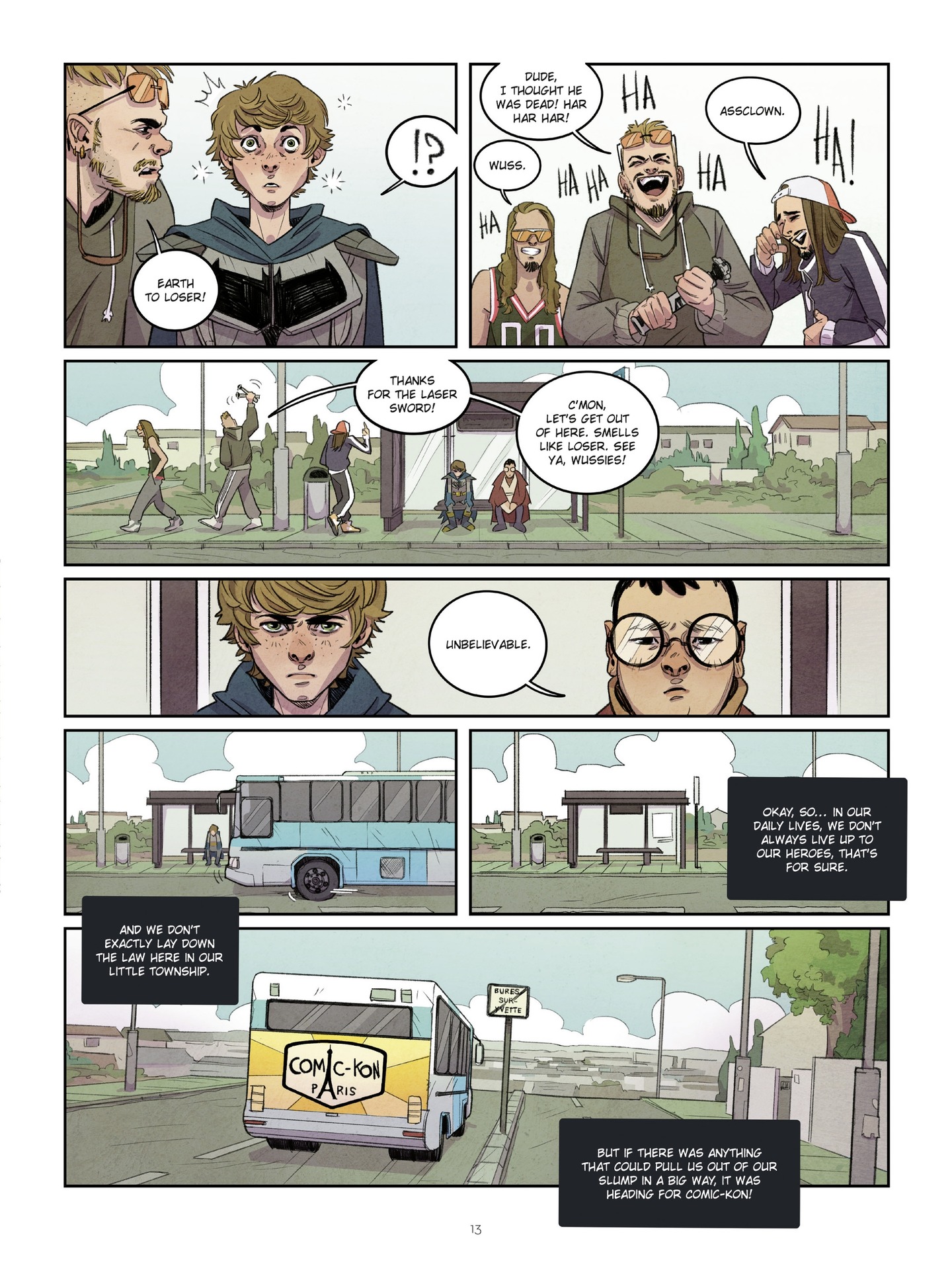 <{ $series->title }} issue 1 - Page 13