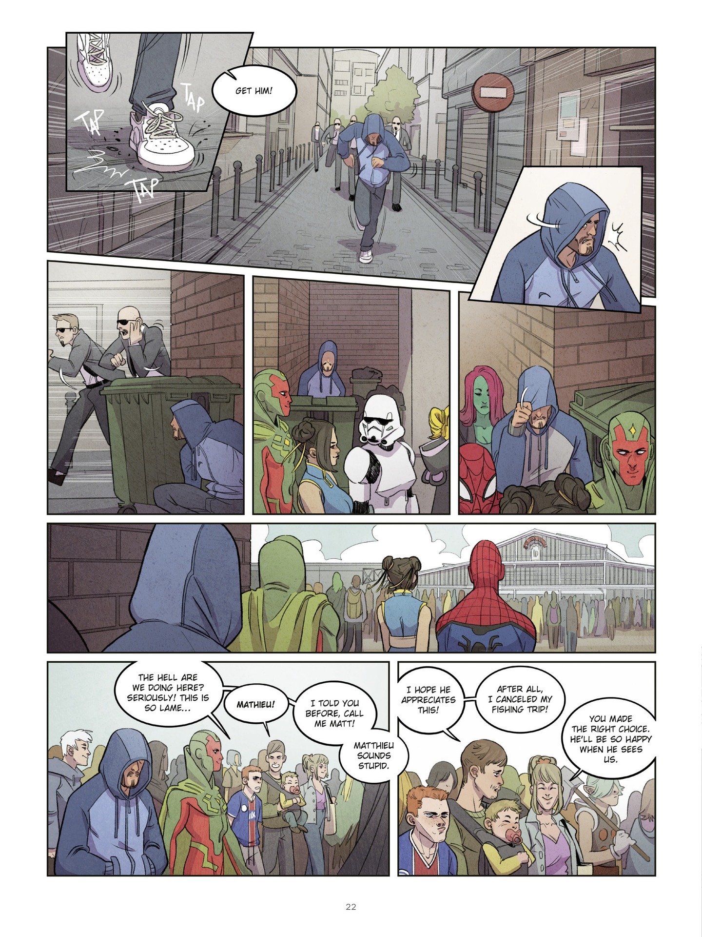 <{ $series->title }} issue 1 - Page 22