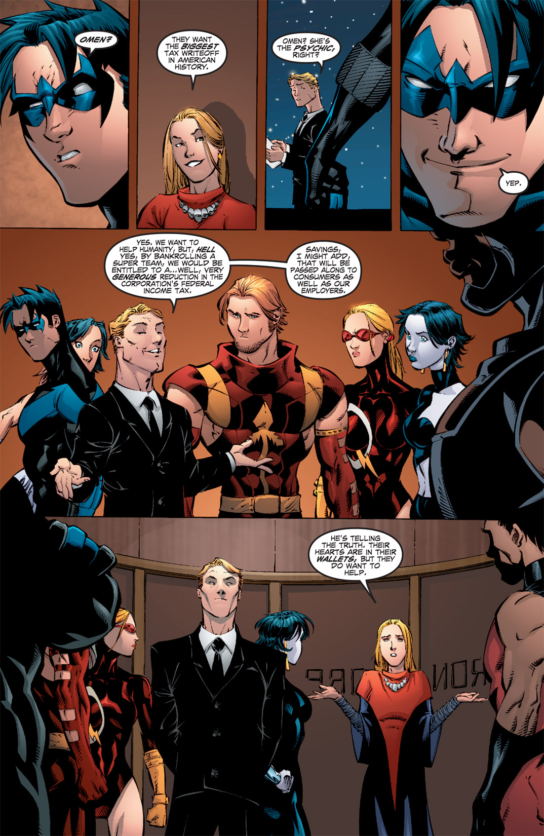 Countdown to Infinite Crisis Omnibus (2003-) issue 1 (Titans/Young Justice: Graduation Day 1) - Page 8