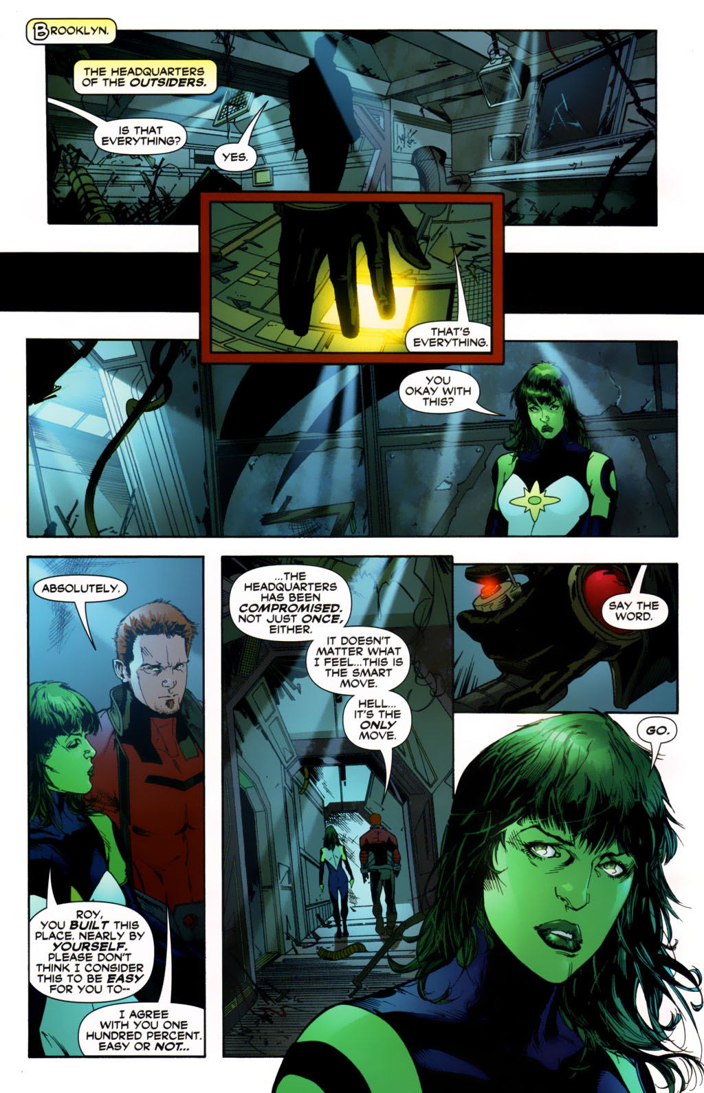 Countdown to Infinite Crisis Omnibus (2003-) issue 195 (Outsiders) - Page 21