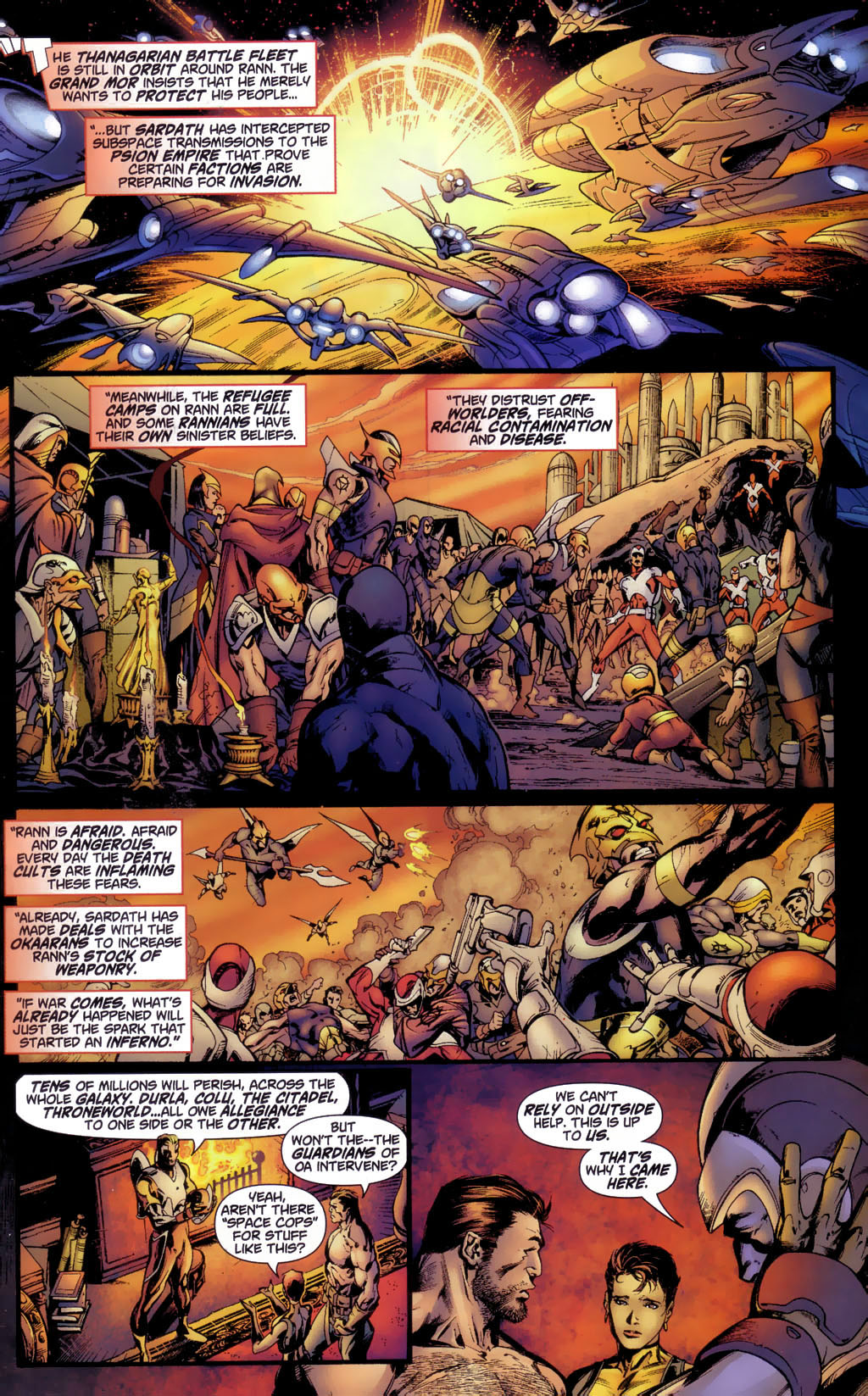 Countdown to Infinite Crisis Omnibus (2003-) issue 261 (Rann-Thanagar War 1) - Page 11