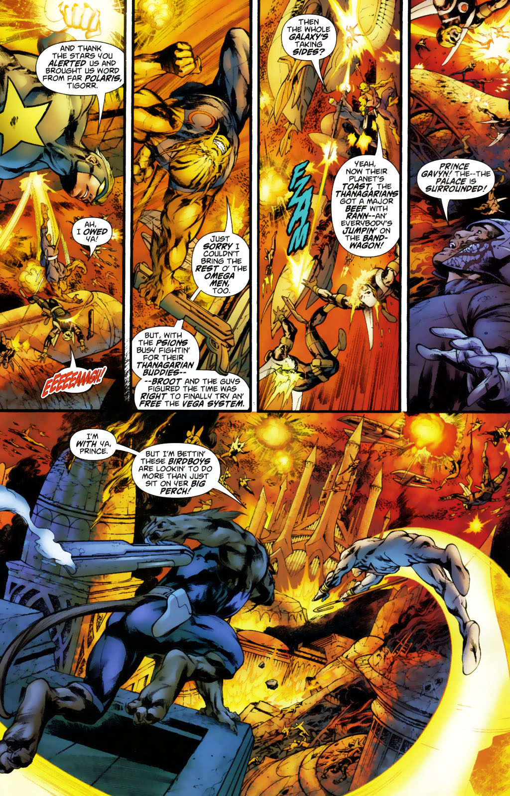 Countdown to Infinite Crisis Omnibus (2003-) issue 262 (Rann-Thanagar War 2) - Page 4