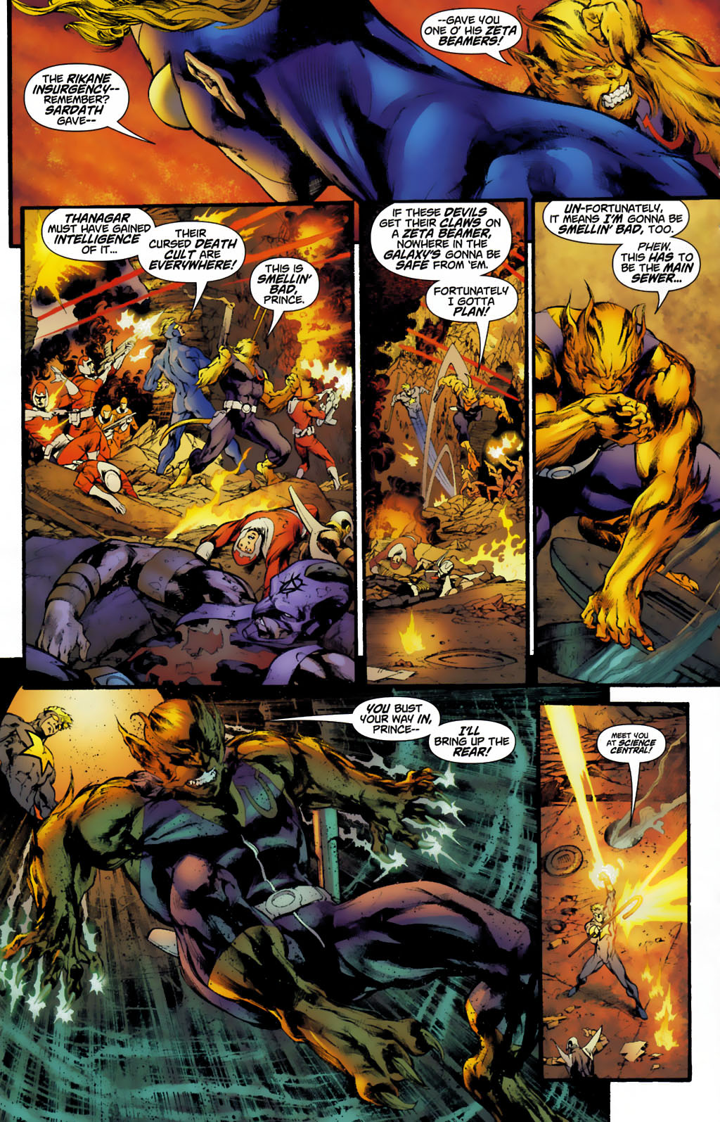 Countdown to Infinite Crisis Omnibus (2003-) issue 263 (Rann-Thanagar War 3) - Page 10