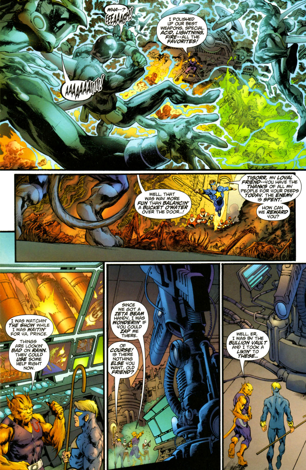 Countdown to Infinite Crisis Omnibus (2003-) issue 264 (Rann-Thanagar War 4) - Page 9