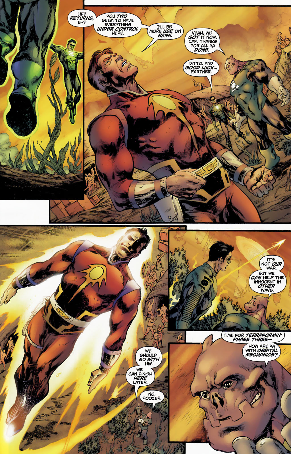 Countdown to Infinite Crisis Omnibus (2003-) issue 265 (Rann-Thanagar War 5) - Page 7