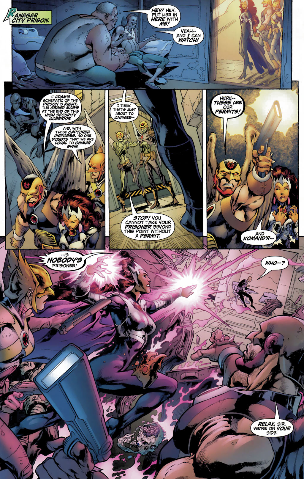 Countdown to Infinite Crisis Omnibus (2003-) issue 265 (Rann-Thanagar War 5) - Page 8