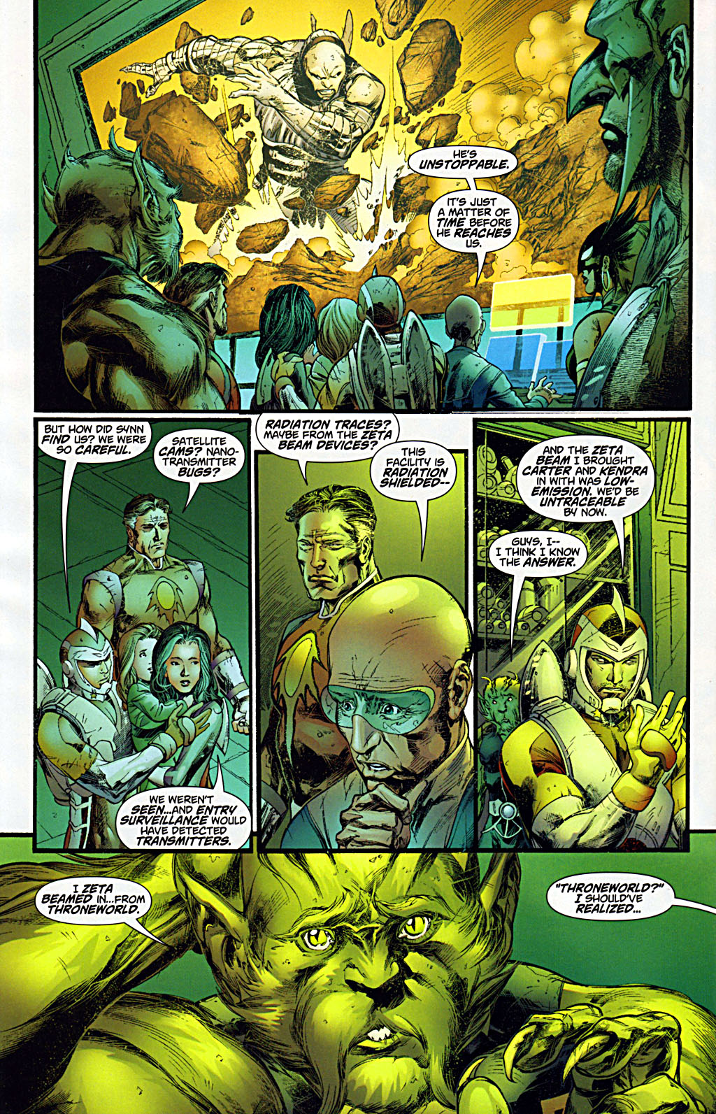 Countdown to Infinite Crisis Omnibus (2003-) issue 266 (Rann-Thanagar War 6) - Page 4