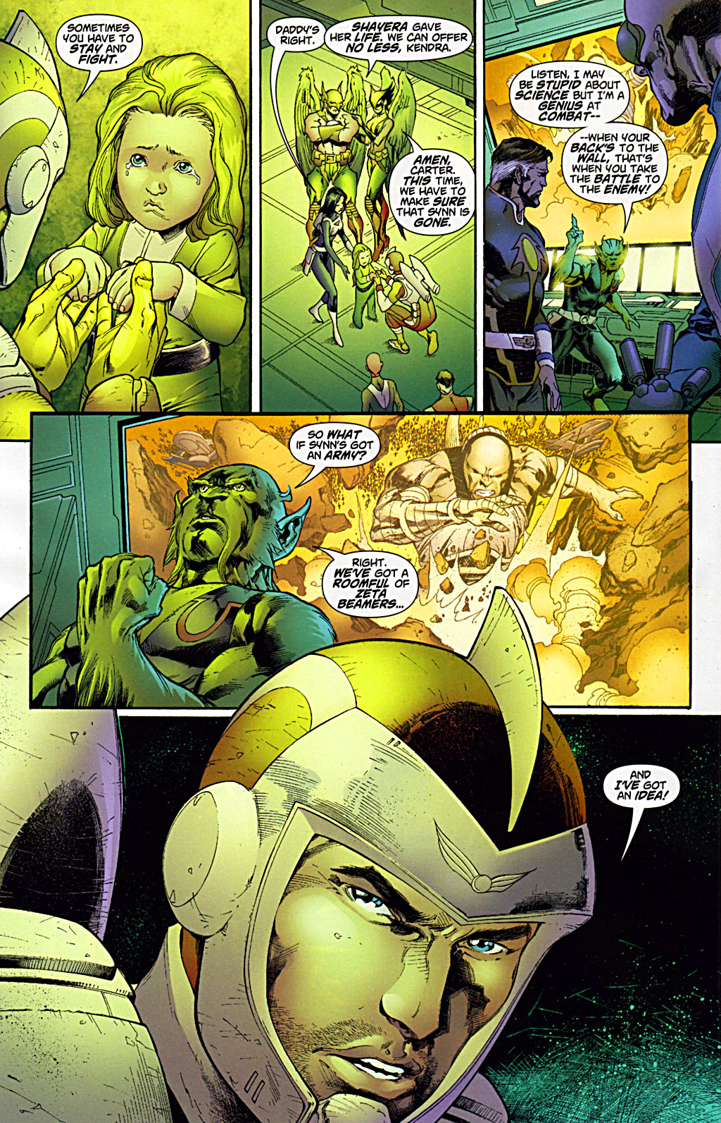 Countdown to Infinite Crisis Omnibus (2003-) issue 266 (Rann-Thanagar War 6) - Page 6