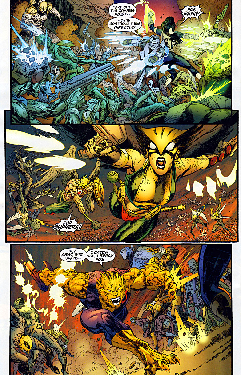 Countdown to Infinite Crisis Omnibus (2003-) issue 266 (Rann-Thanagar War 6) - Page 8