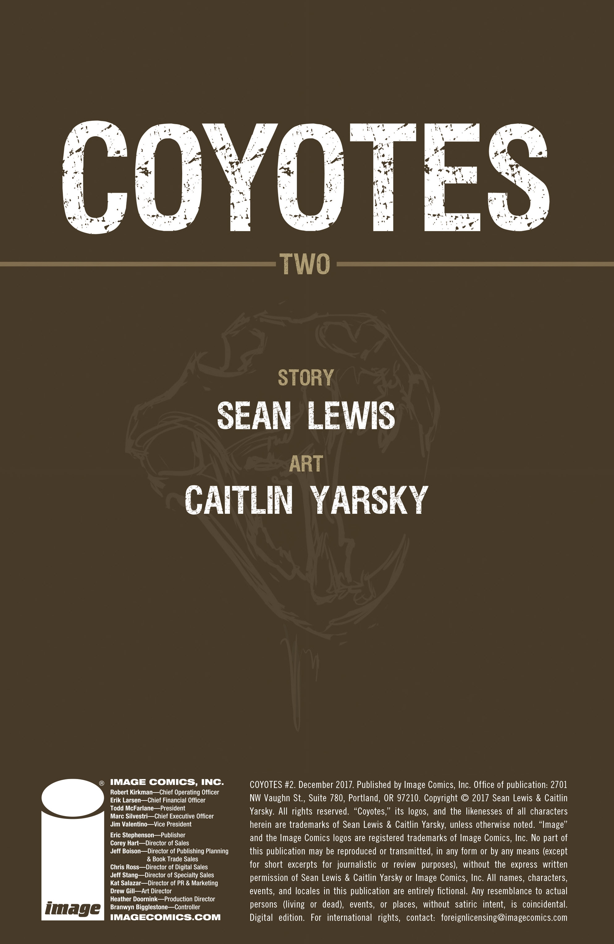 Coyotes (2017) issue 2 - Page 2