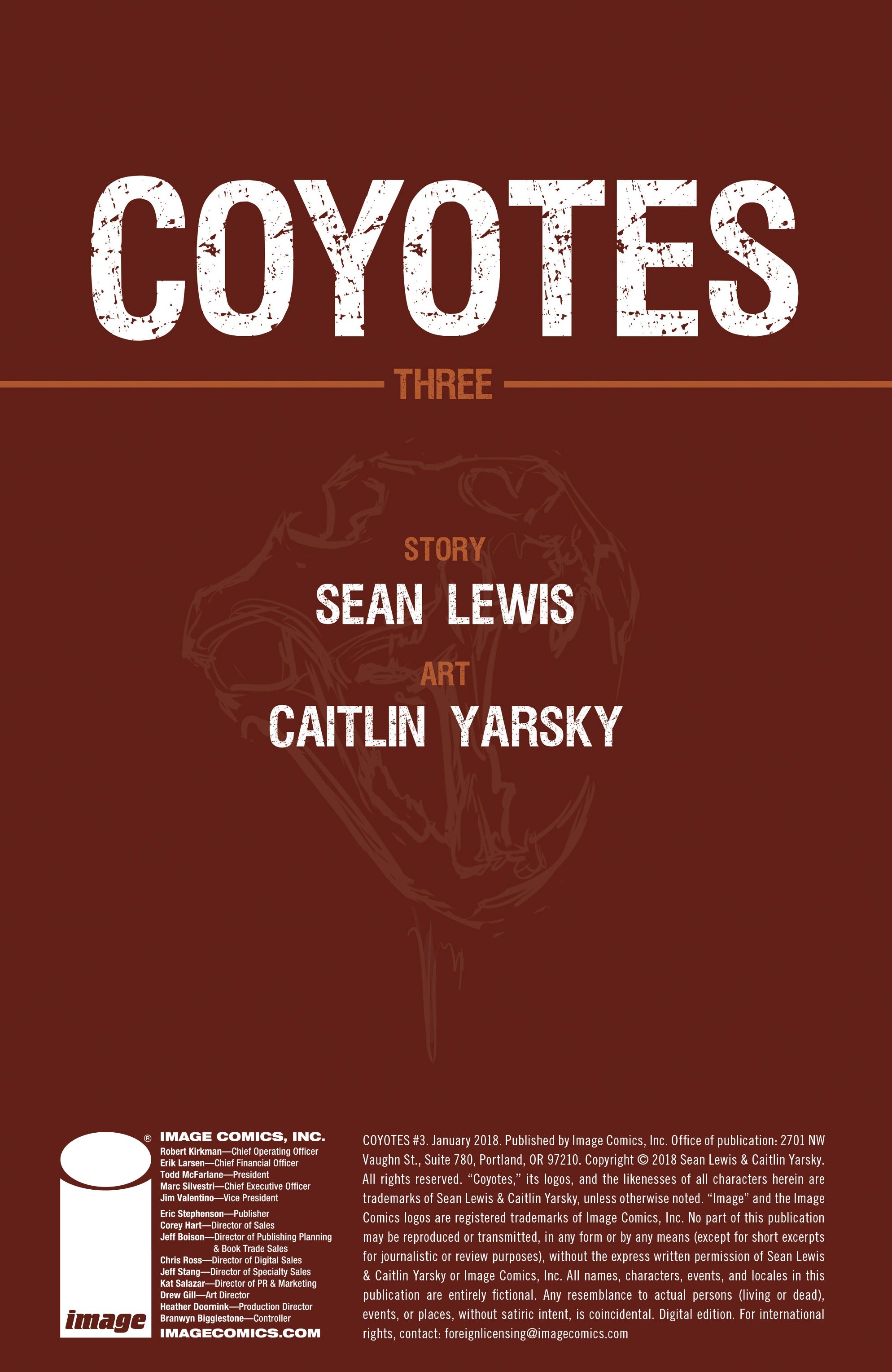 Coyotes (2017): Chapter 3 - Page 2