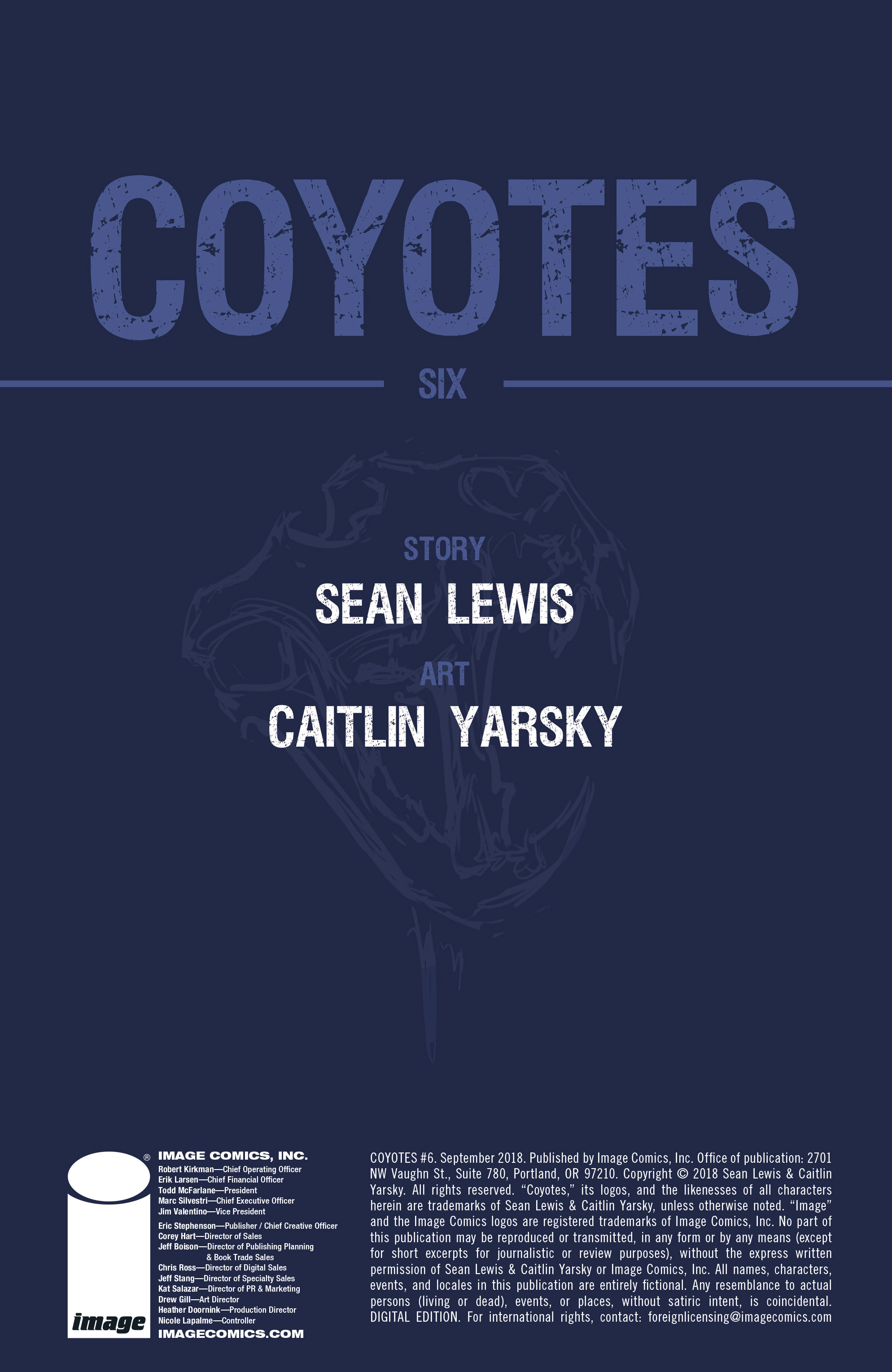 Coyotes (2017): Chapter 6 - Page 2