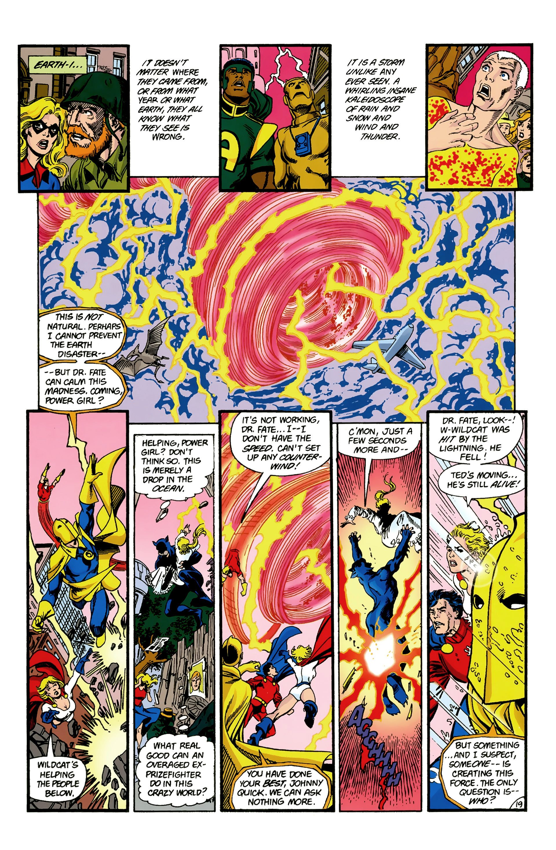 <{ $series->title }} issue 28 (Crisis on Infinite Earths 5) - Page 19