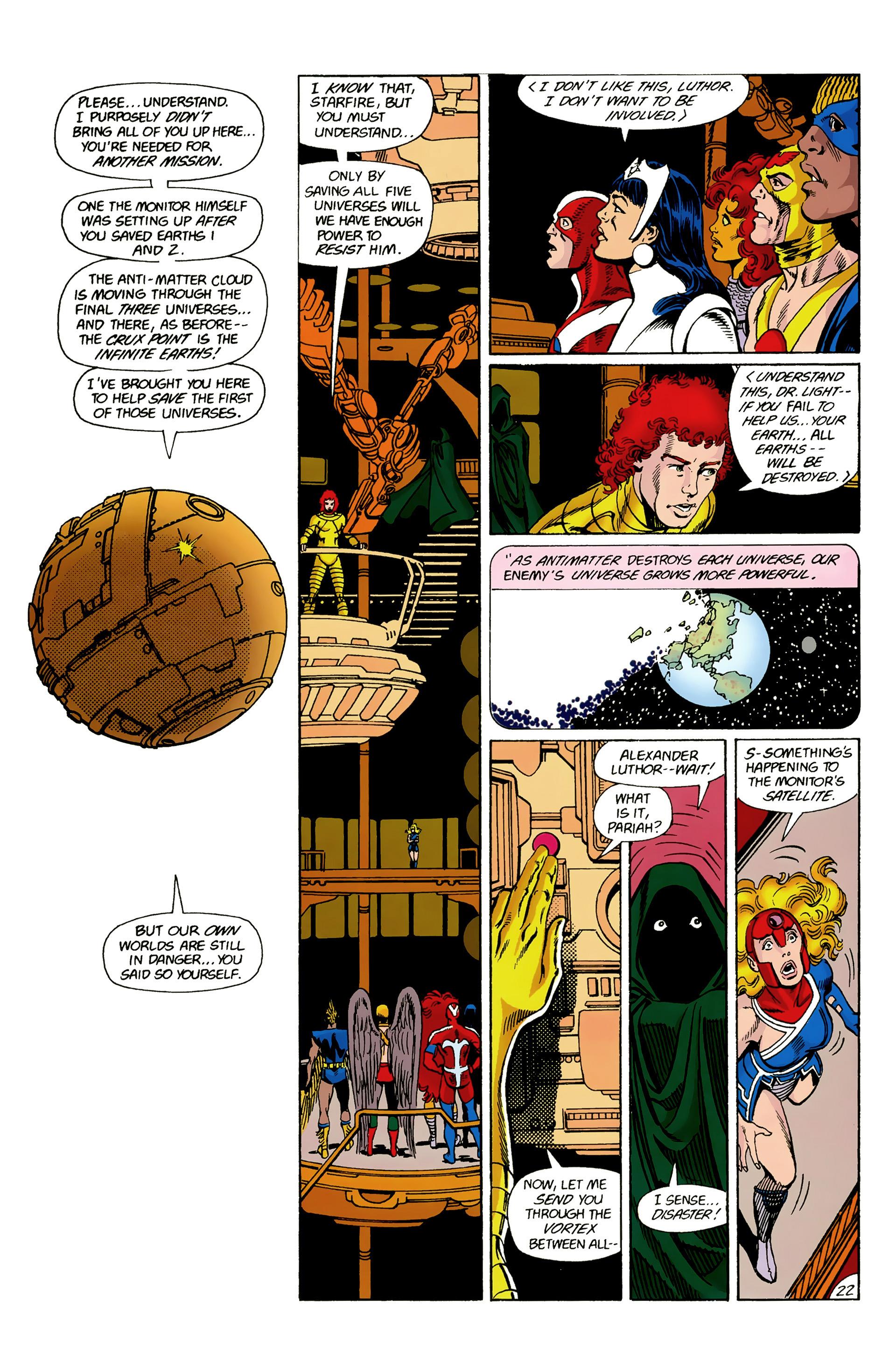 <{ $series->title }} issue 28 (Crisis on Infinite Earths 5) - Page 22