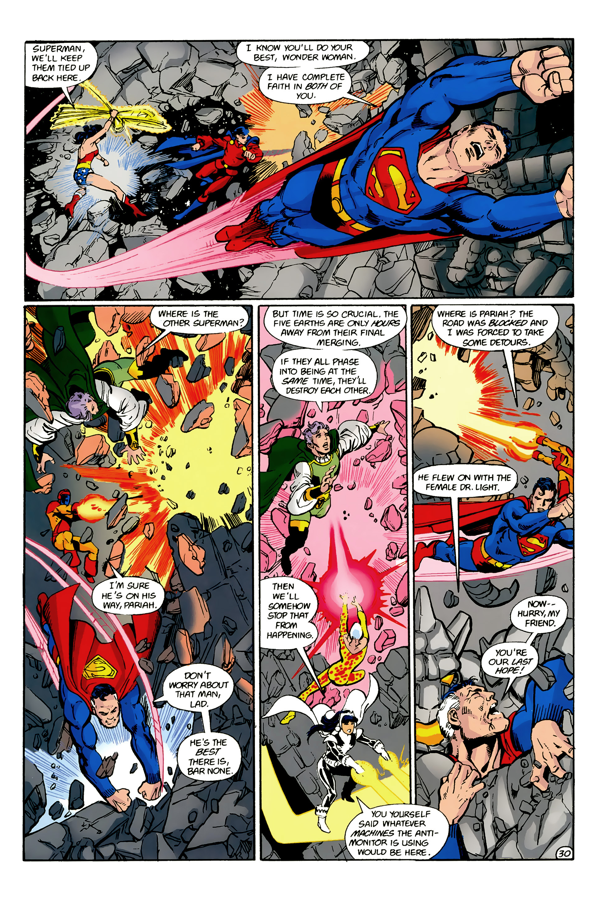 <{ $series->title }} issue 39 (Crisis on Infinite Earths 7) - Page 30