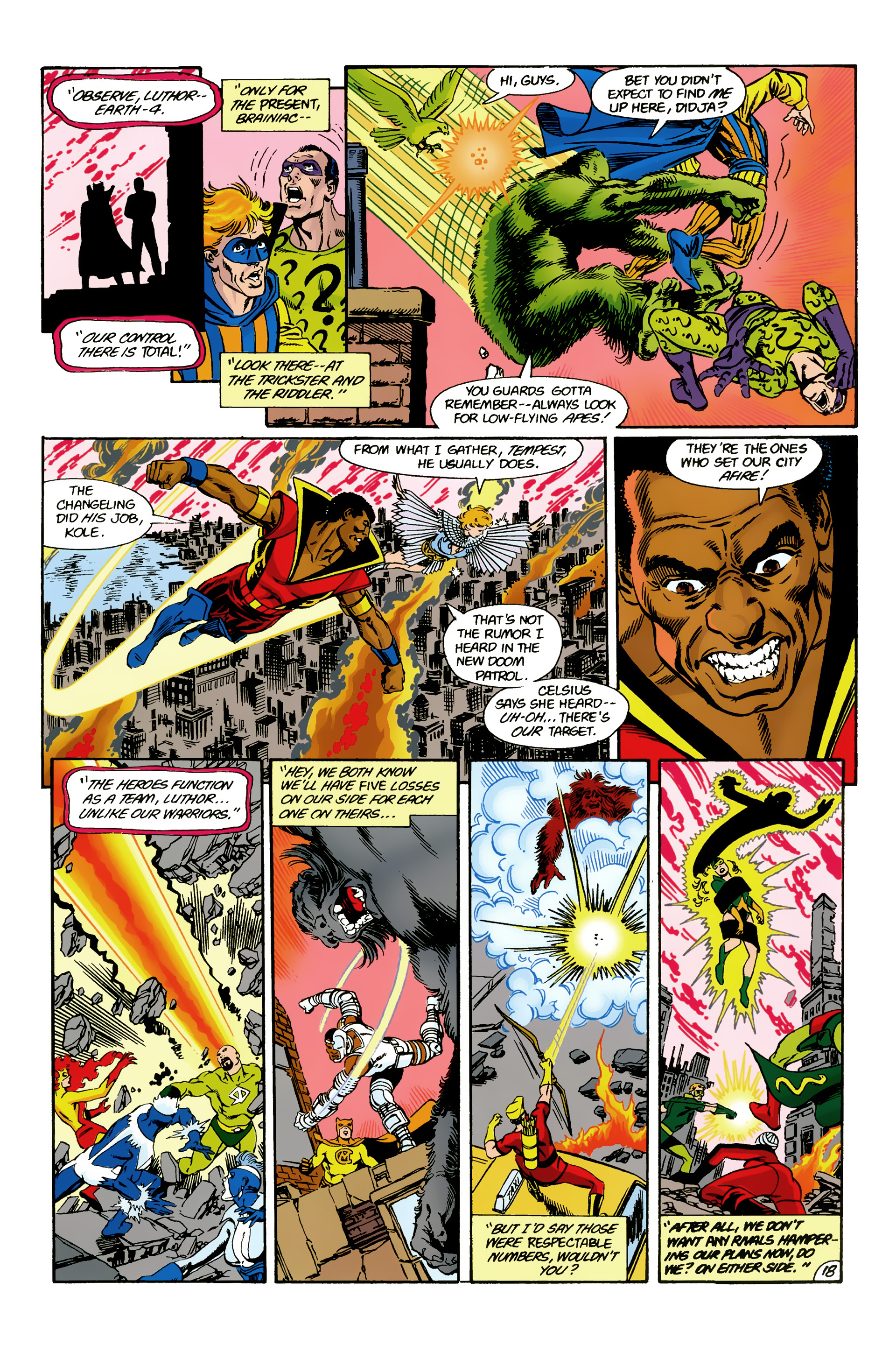 <{ $series->title }} issue 50 (Crisis on Infinite Earths 9) - Page 19