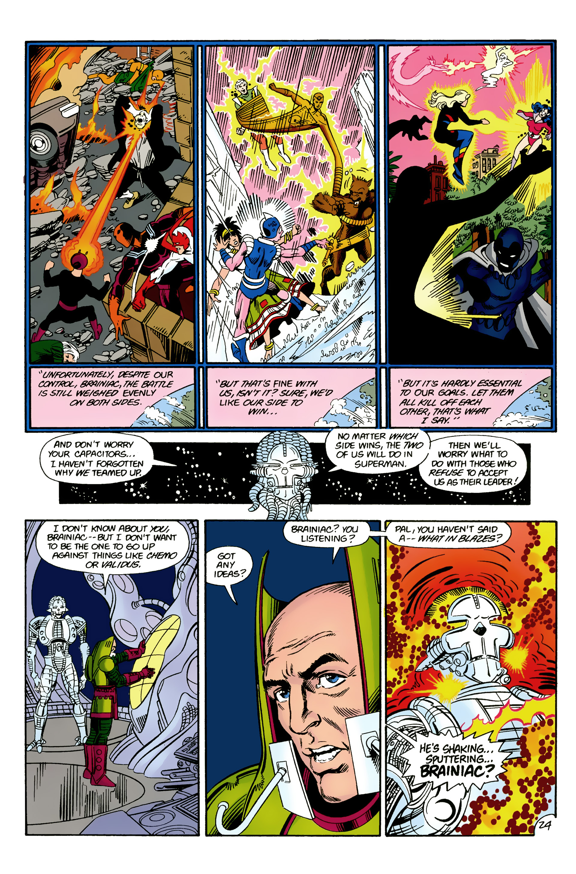 <{ $series->title }} issue 50 (Crisis on Infinite Earths 9) - Page 25