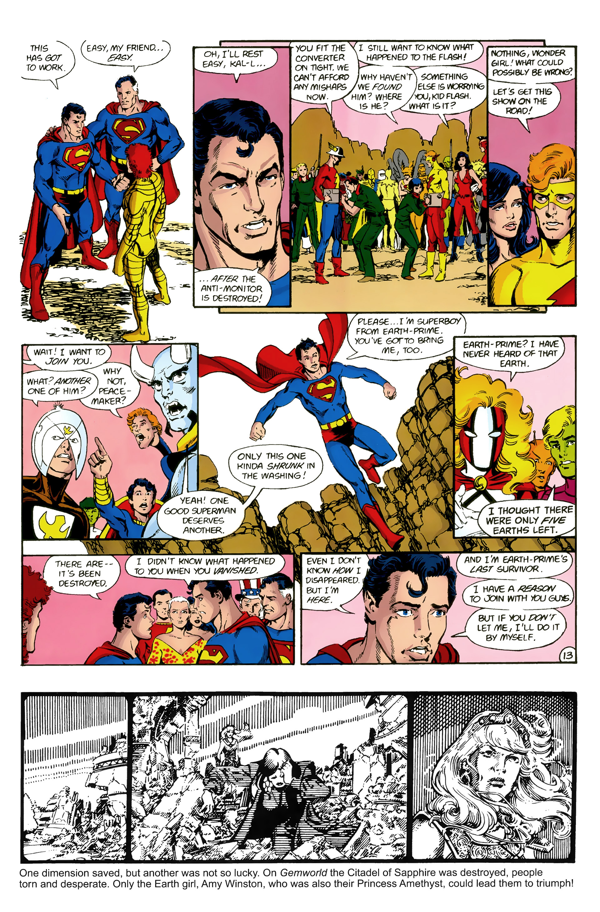 <{ $series->title }} issue 54 (Crisis on Infinite Earths 10) - Page 14