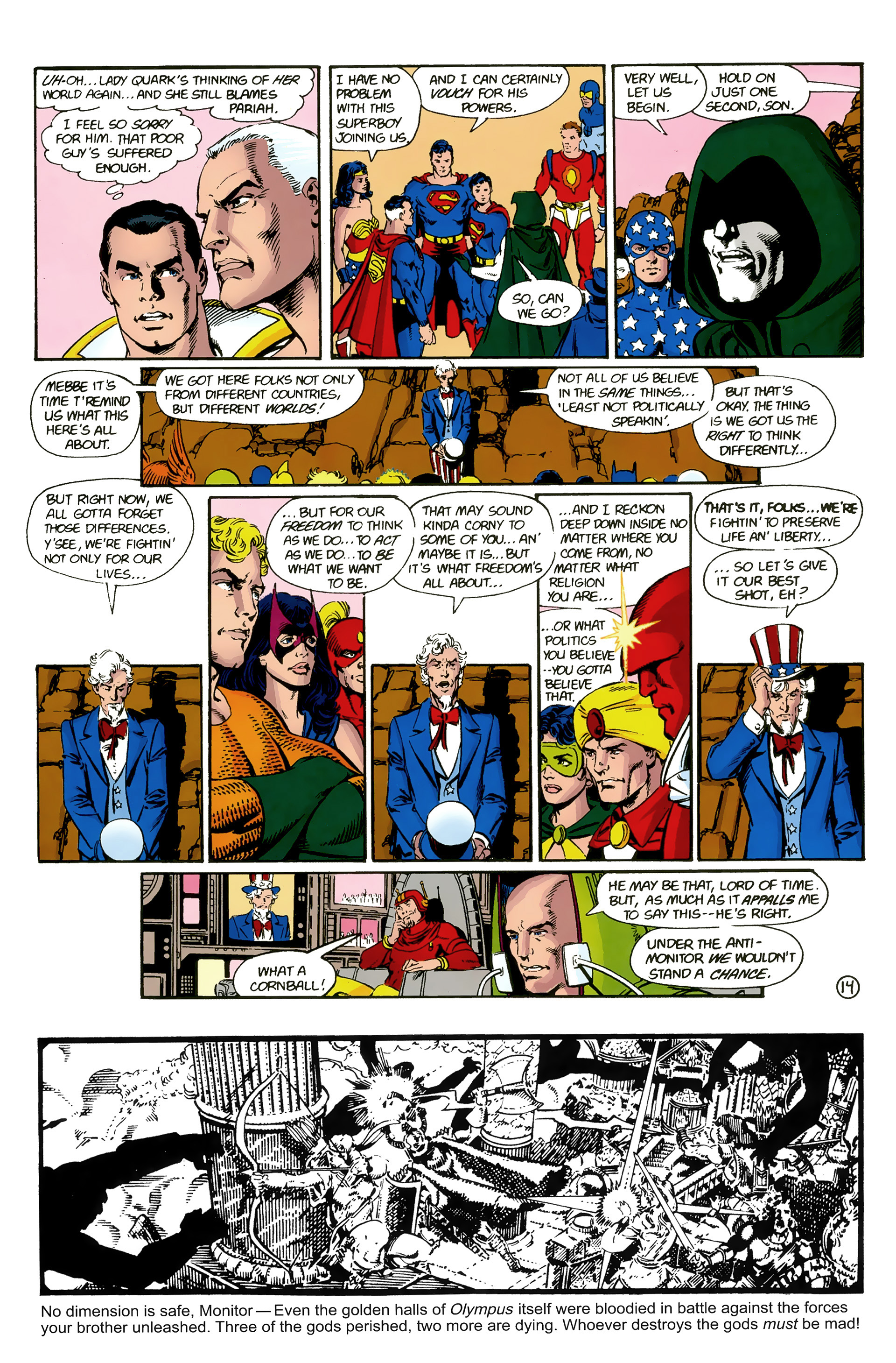 <{ $series->title }} issue 54 (Crisis on Infinite Earths 10) - Page 15