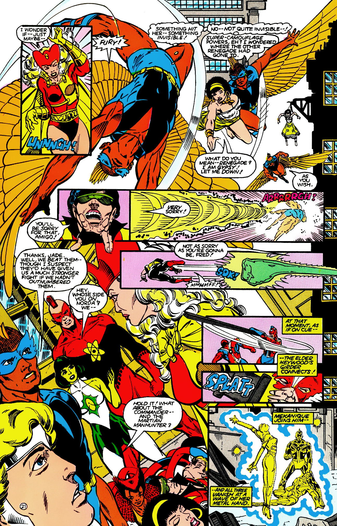 <{ $series->title }} issue 52 (Crisis on Infinite Earths tie-in) - Page 21