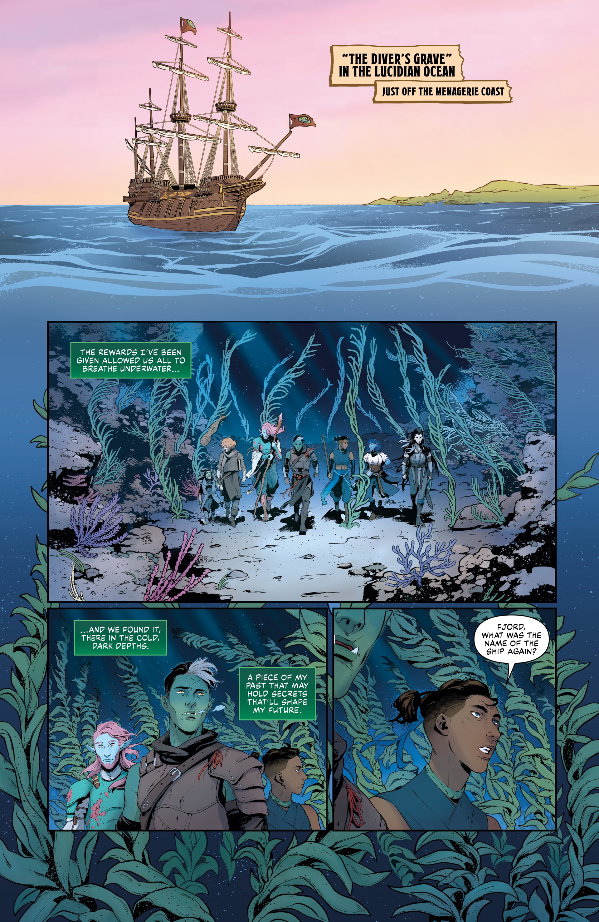 Critical Role: The Mighty Nein Origins - Fjord Stone (2022) issue HC - Page 7