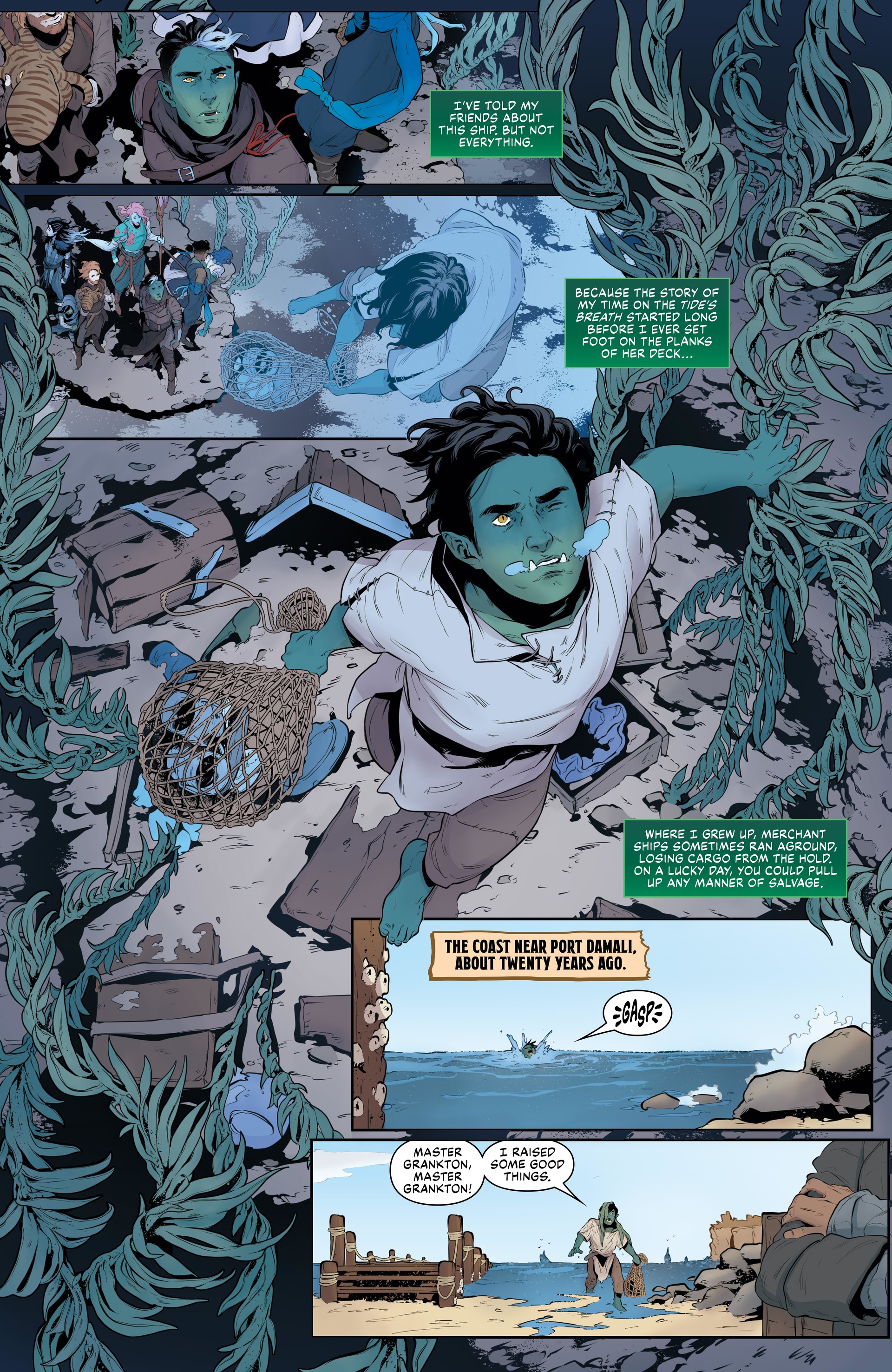 Critical Role: The Mighty Nein Origins - Fjord Stone (2022) issue HC - Page 9